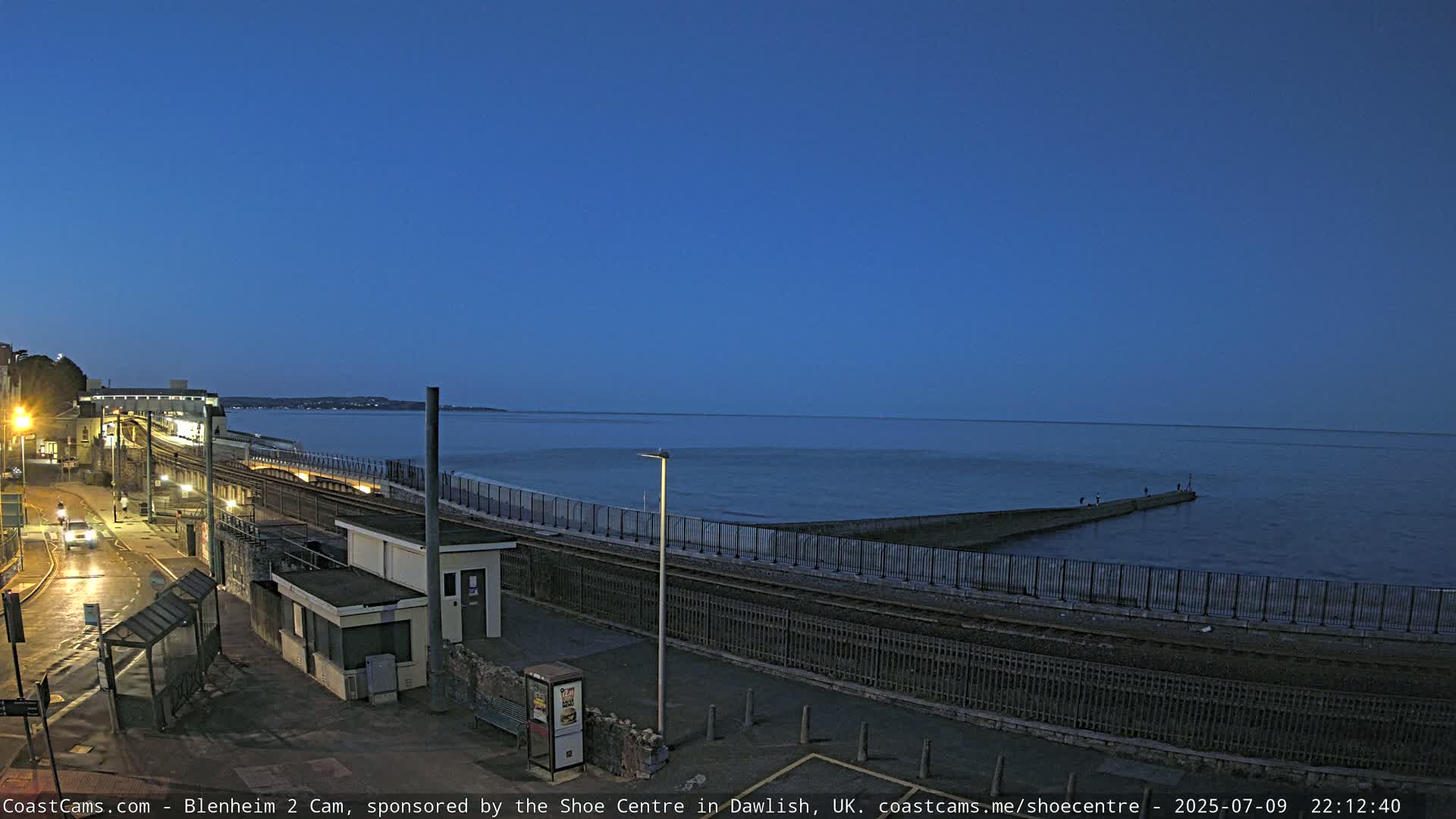 Dawlish East Coast  / Dawlish Railway Station & Station Rd. Live Cam  - Teignbridge, Devon, South West, England, United Kingdom