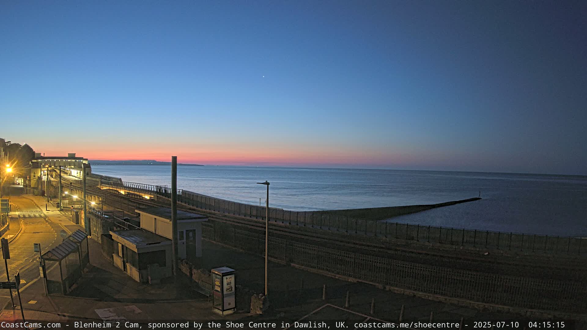 Dawlish East Coast  / Dawlish Railway Station & Station Rd. Live Cam  - Teignbridge, Devon, South West, England, United Kingdom