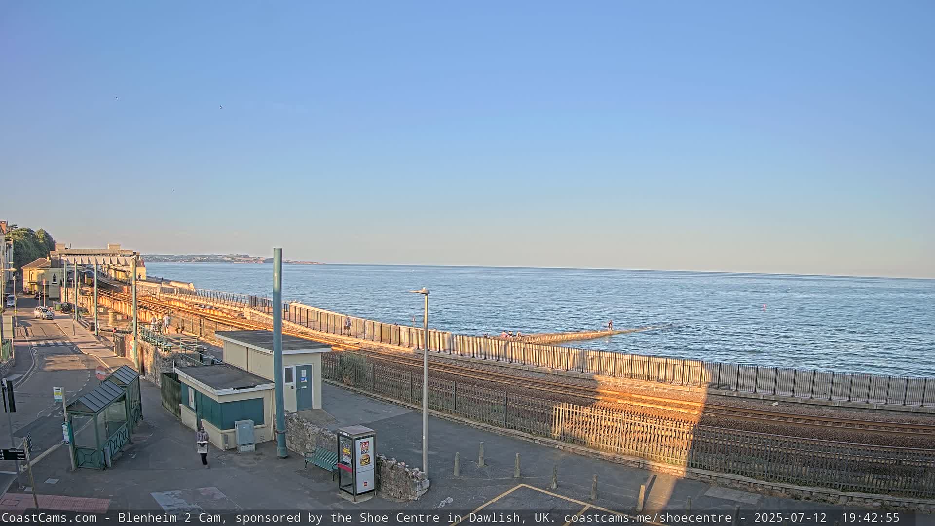 Dawlish East Coast  / Dawlish Railway Station & Station Rd. Live Cam  - Teignbridge, Devon, South West, England, United Kingdom