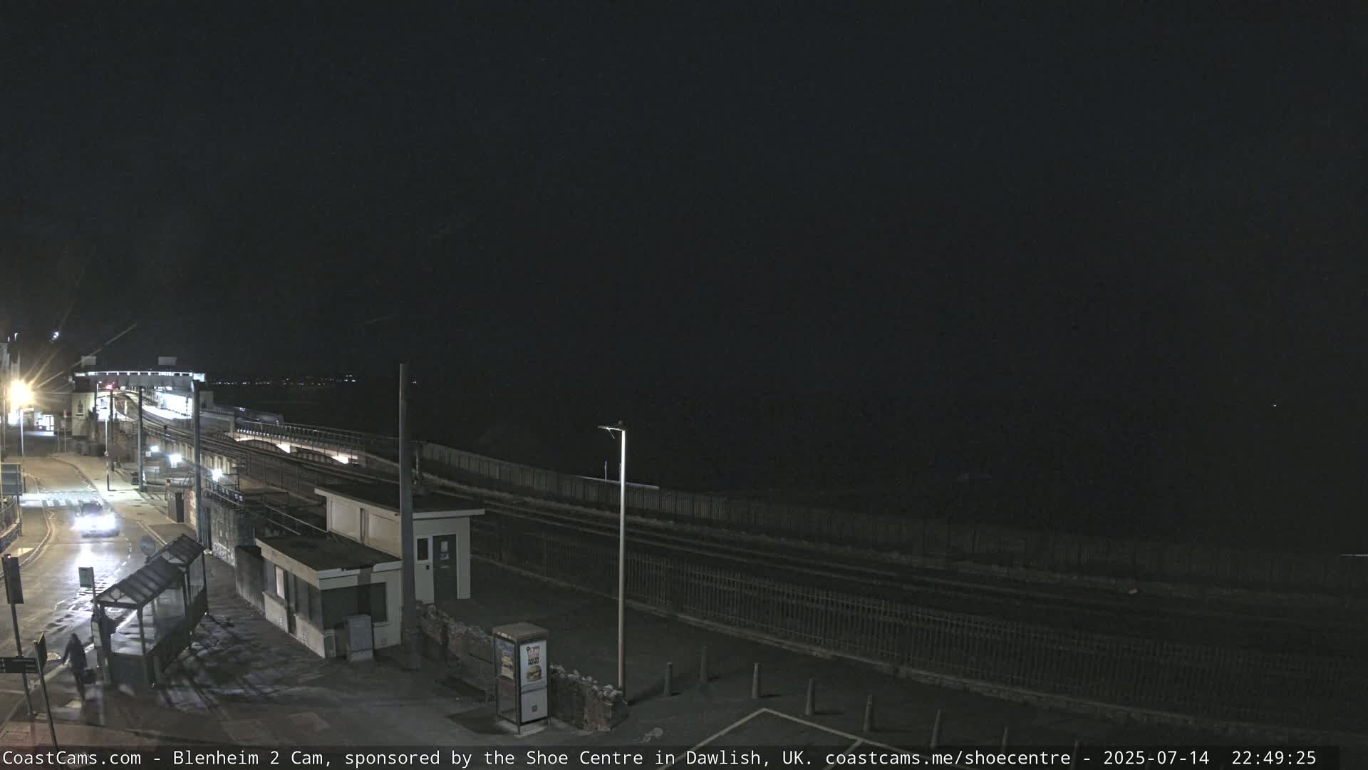 Dawlish East Coast  / Dawlish Railway Station & Station Rd. Live Cam  - Teignbridge, Devon, South West, England, United Kingdom