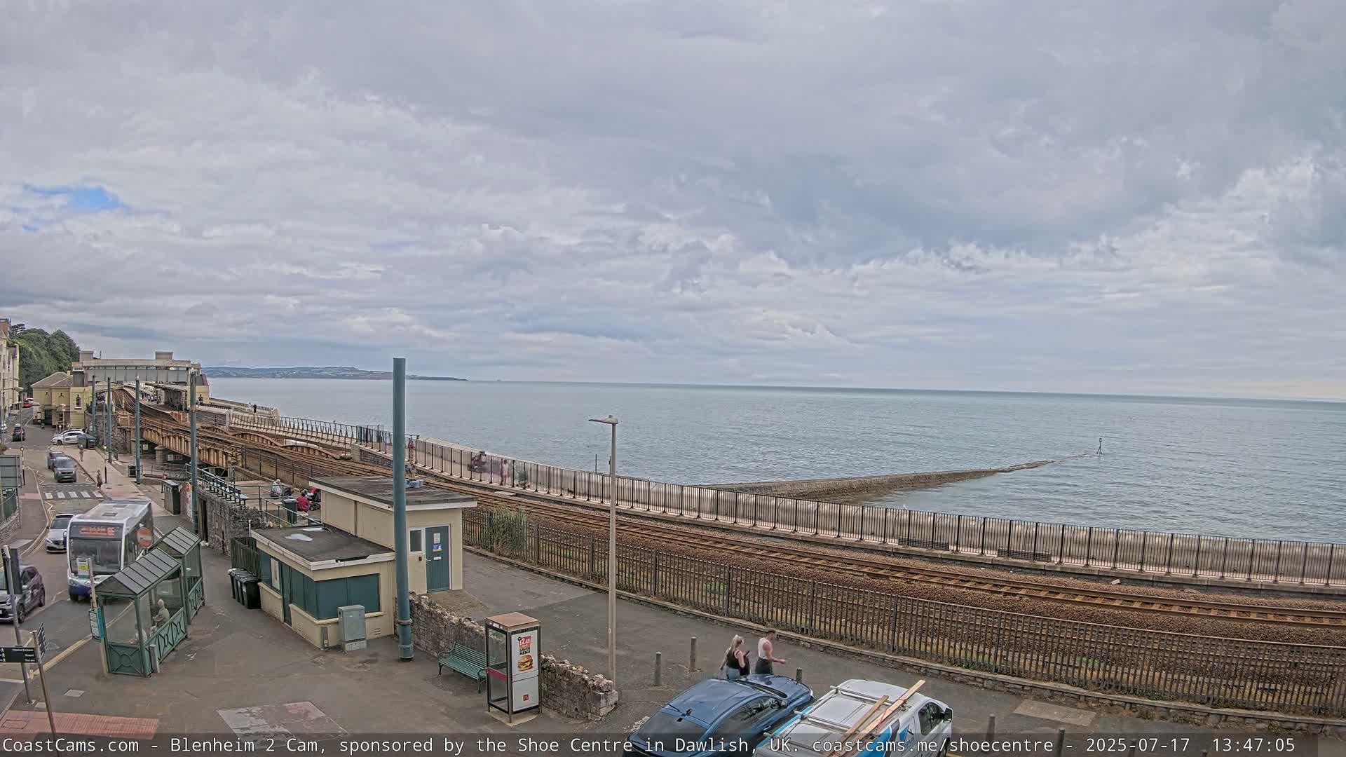 Dawlish East Coast  / Dawlish Railway Station & Station Rd. Live Cam  - Teignbridge, Devon, South West, England, United Kingdom
