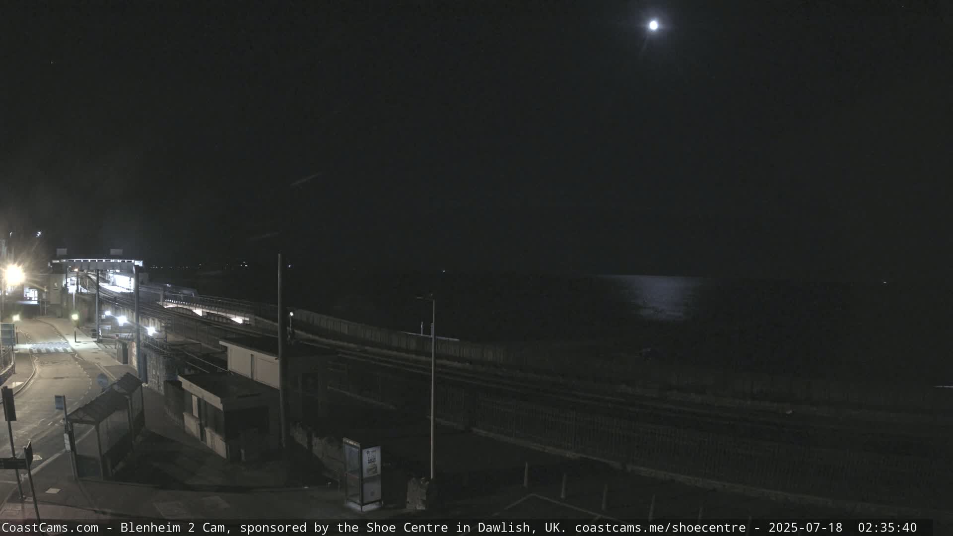 Dawlish East Coast  / Dawlish Railway Station & Station Rd. Live Cam  - Teignbridge, Devon, South West, England, United Kingdom