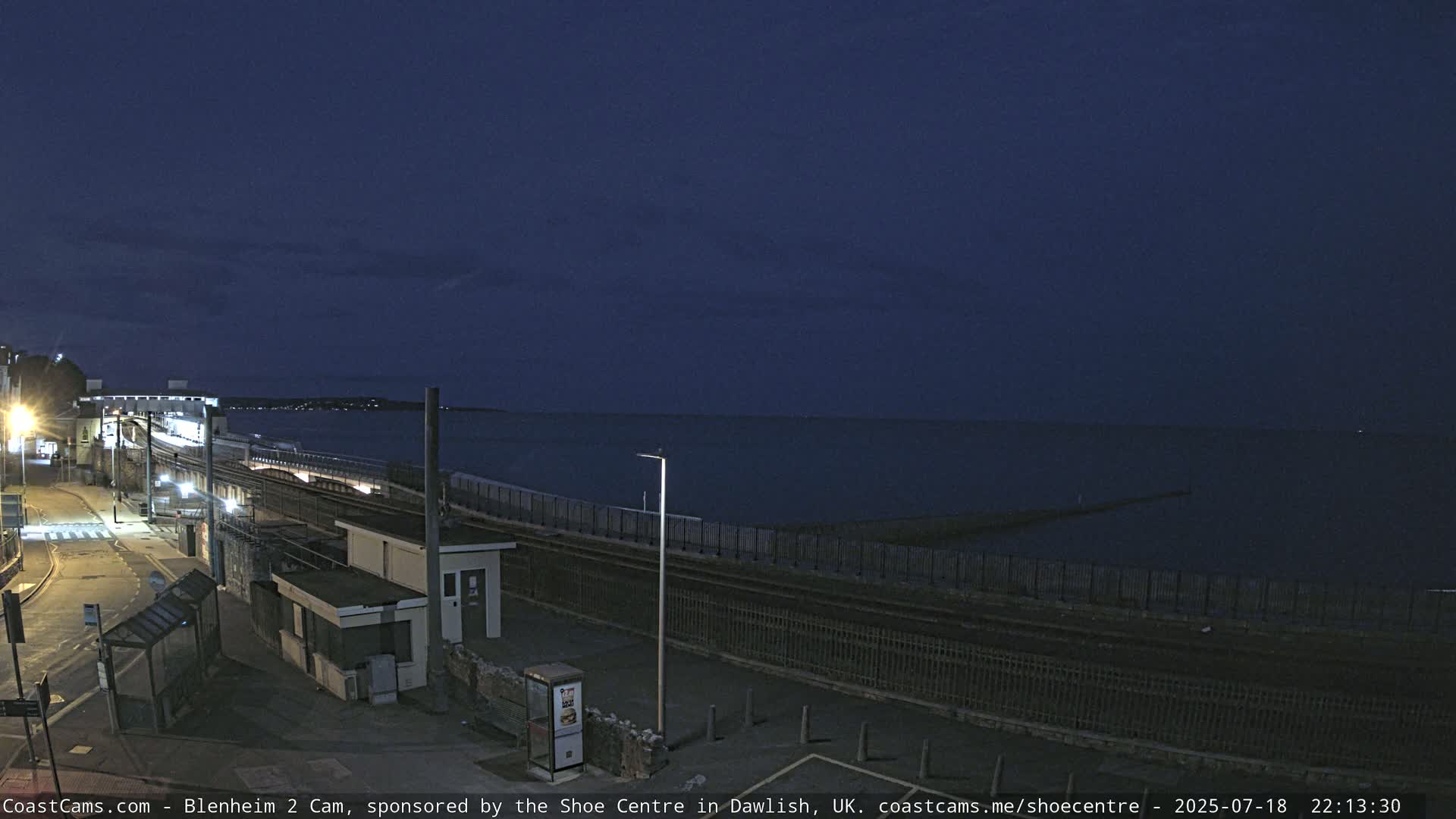 Dawlish East Coast  / Dawlish Railway Station & Station Rd. Live Cam  - Teignbridge, Devon, South West, England, United Kingdom