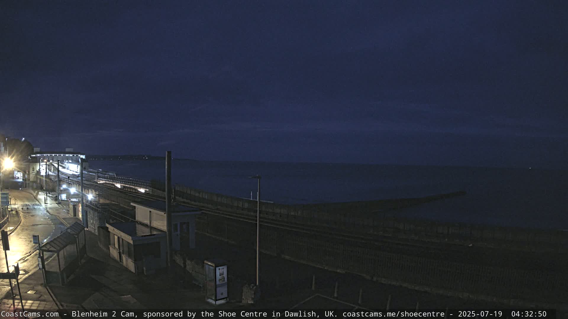 Dawlish East Coast  / Dawlish Railway Station & Station Rd. Live Cam  - Teignbridge, Devon, South West, England, United Kingdom