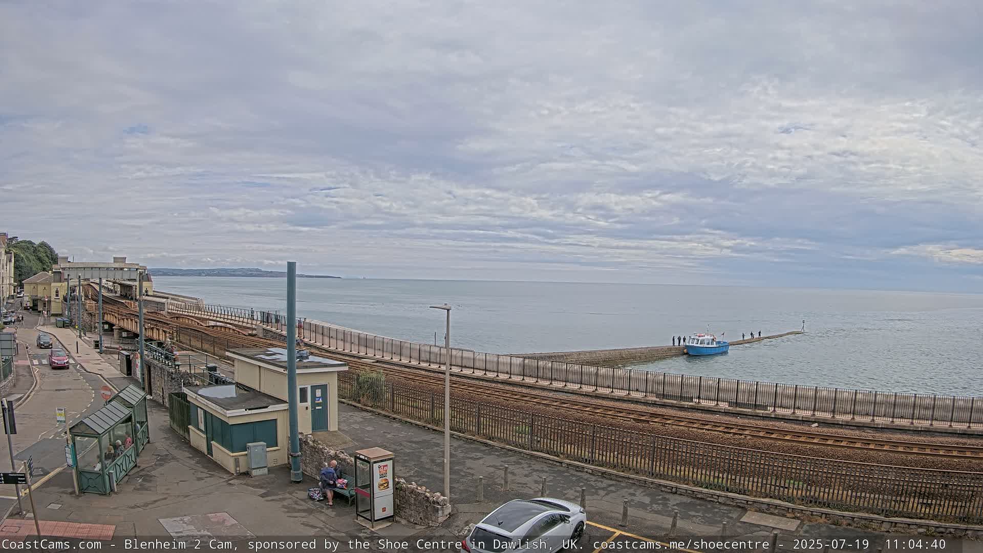 Dawlish East Coast  / Dawlish Railway Station & Station Rd. Live Cam  - Teignbridge, Devon, South West, England, United Kingdom