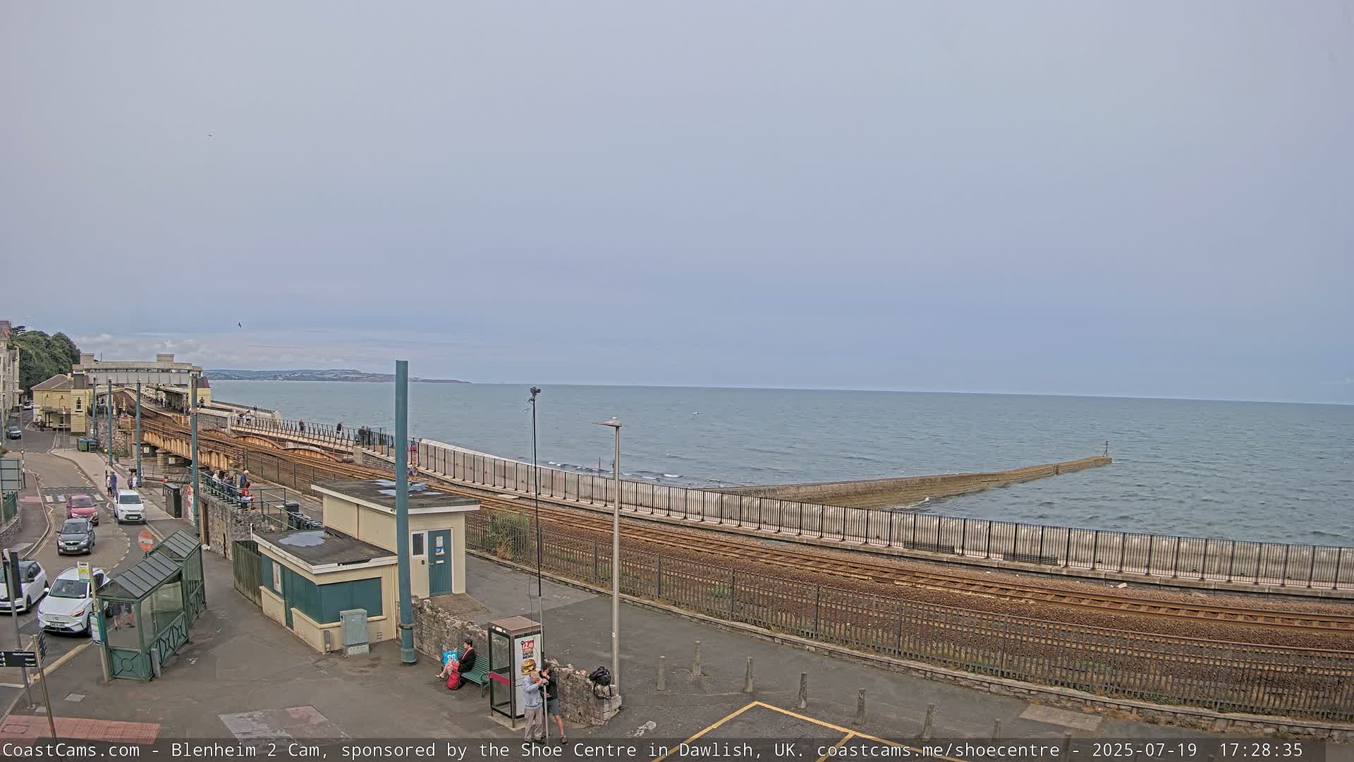 Dawlish East Coast  / Dawlish Railway Station & Station Rd. Live Cam  - Teignbridge, Devon, South West, England, United Kingdom