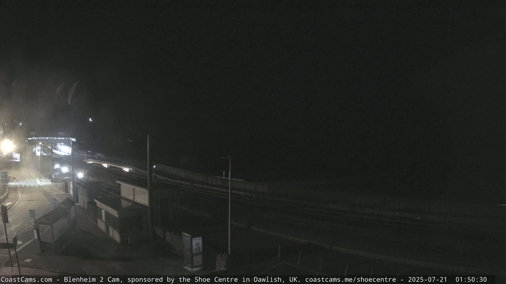 Dawlish East Coast  / Dawlish Railway Station & Station Rd. Live Cam  - Teignbridge, Devon, South West, England, United Kingdom