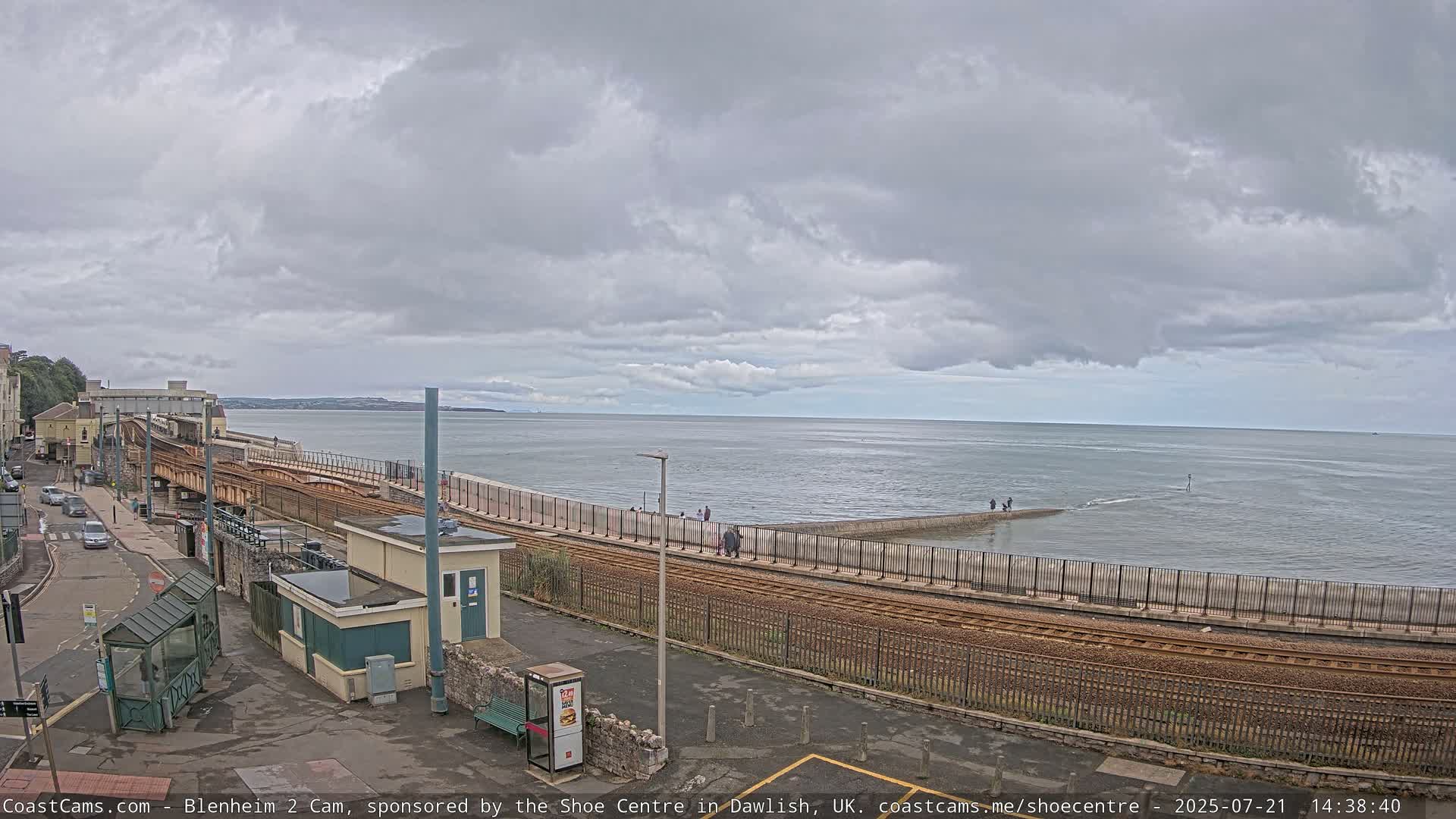 Dawlish East Coast  / Dawlish Railway Station & Station Rd. Live Cam  - Teignbridge, Devon, South West, England, United Kingdom