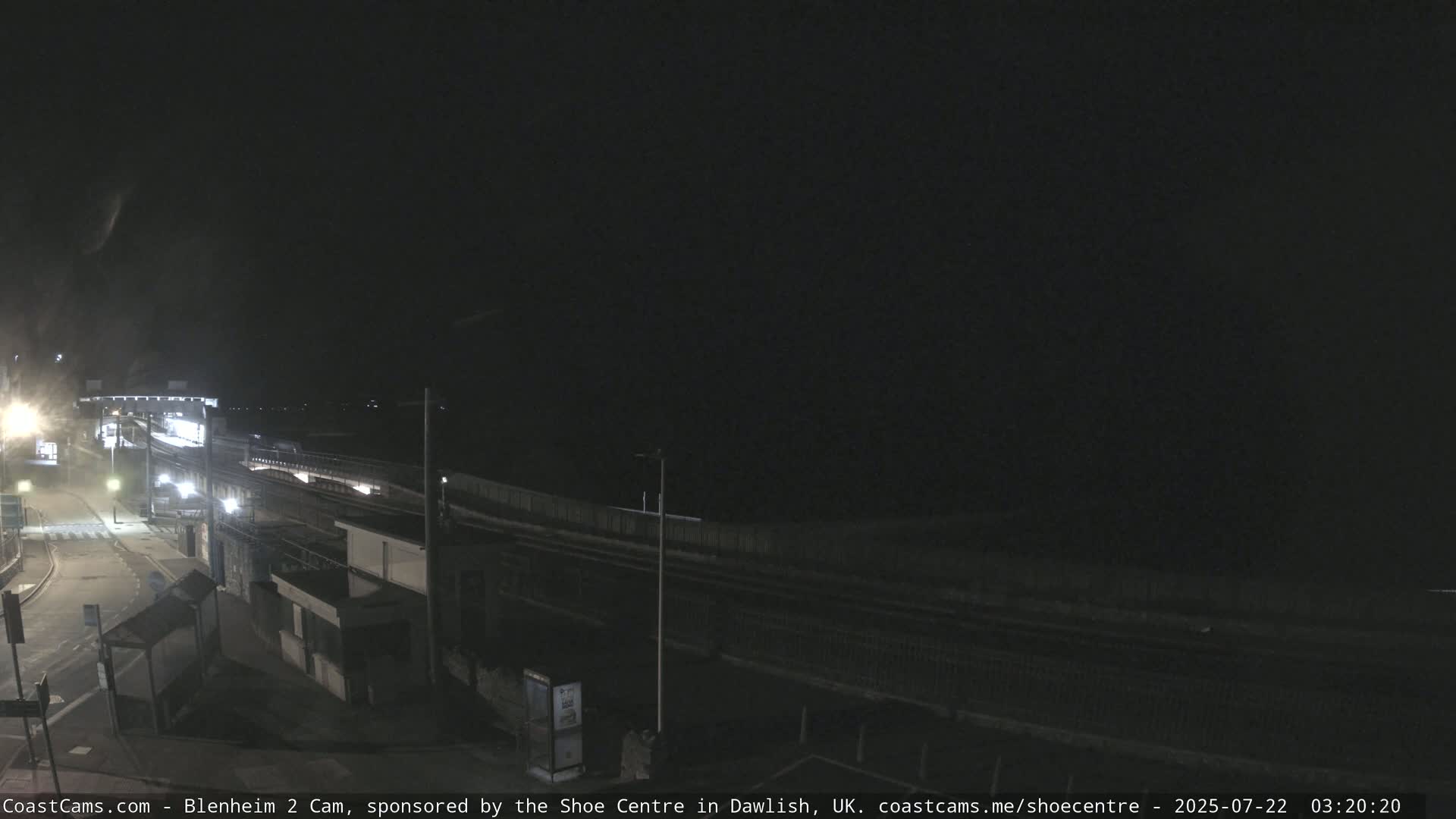 Dawlish East Coast  / Dawlish Railway Station & Station Rd. Live Cam  - Teignbridge, Devon, South West, England, United Kingdom
