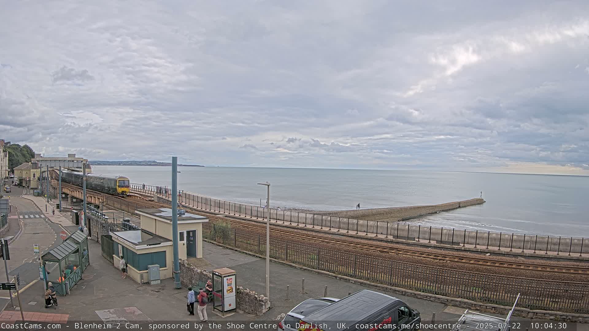 Dawlish East Coast  / Dawlish Railway Station & Station Rd. Live Cam  - Teignbridge, Devon, South West, England, United Kingdom