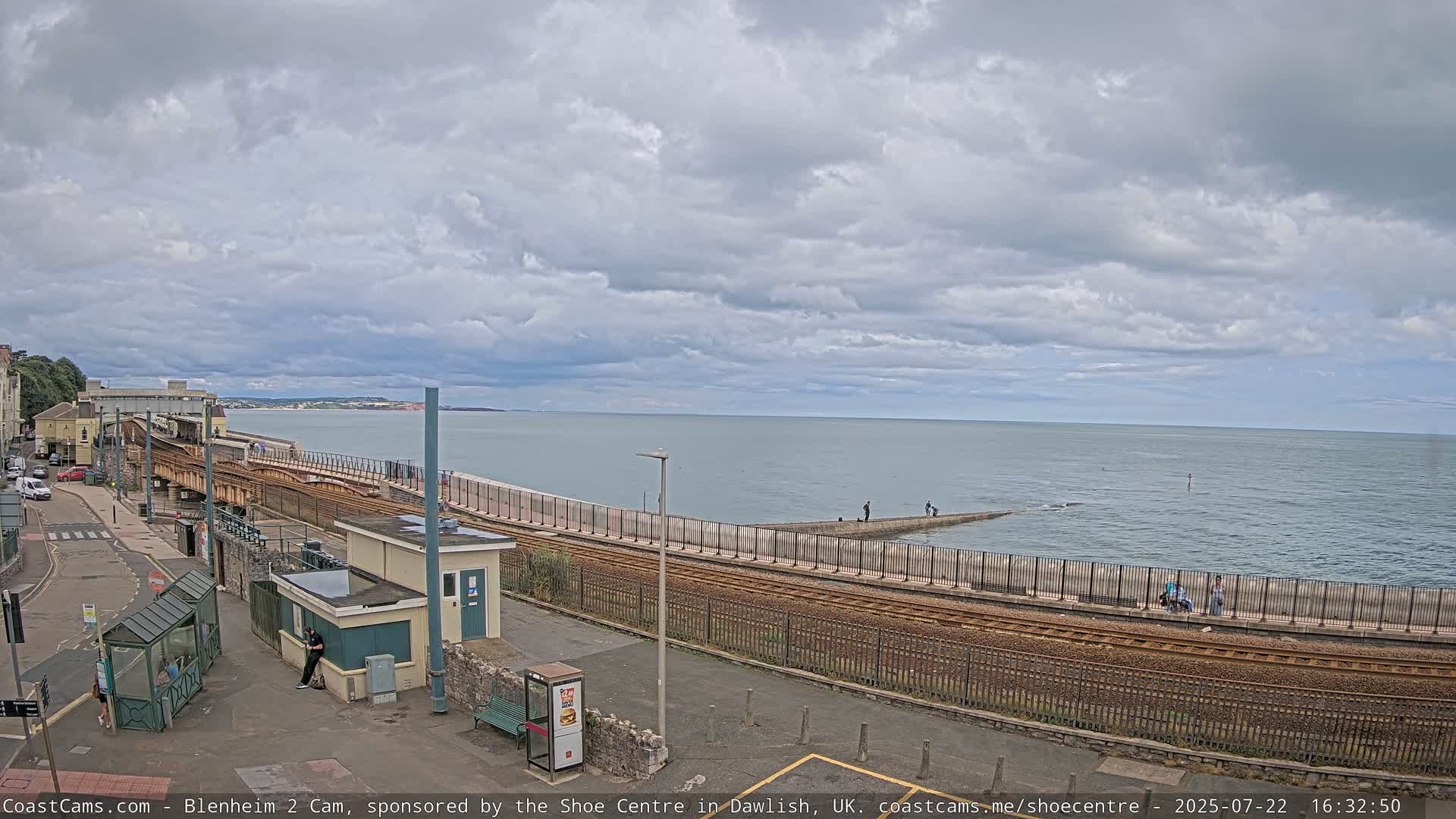 Dawlish East Coast  / Dawlish Railway Station & Station Rd. Live Cam  - Teignbridge, Devon, South West, England, United Kingdom