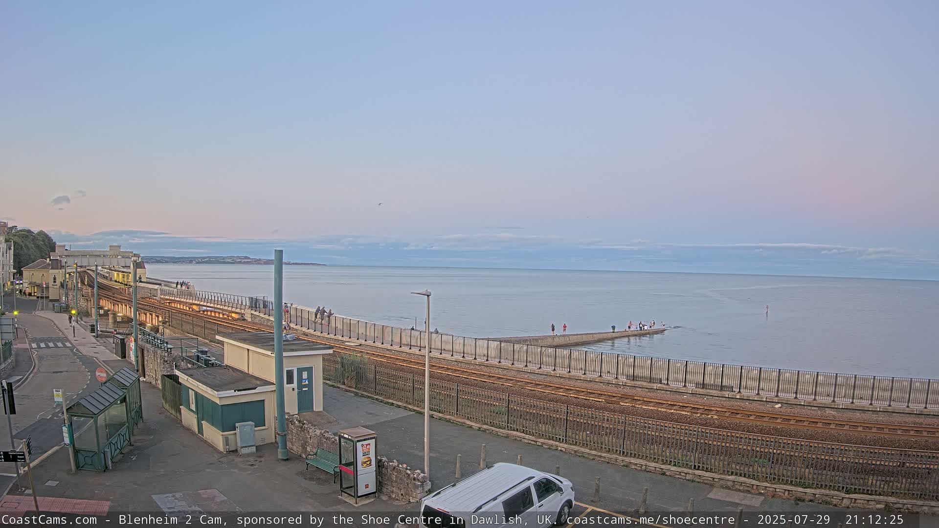 Dawlish East Coast  / Dawlish Railway Station & Station Rd. Live Cam  - Teignbridge, Devon, South West, England, United Kingdom