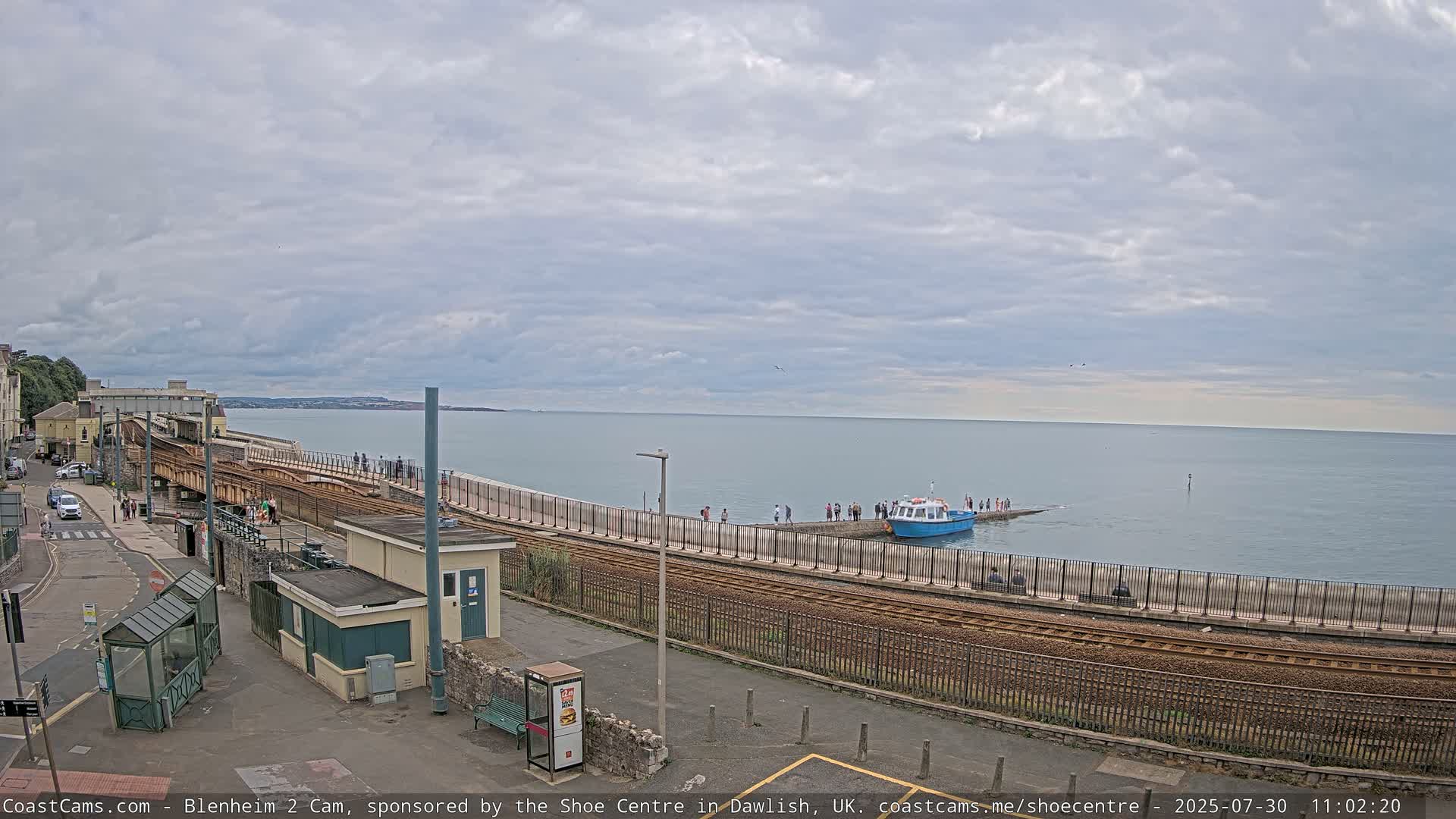 Dawlish East Coast  / Dawlish Railway Station & Station Rd. Live Cam  - Teignbridge, Devon, South West, England, United Kingdom