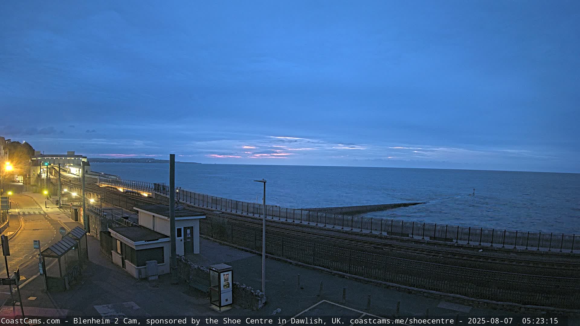 Dawlish East Coast  / Dawlish Railway Station & Station Rd. Live Cam  - Teignbridge, Devon, South West, England, United Kingdom
