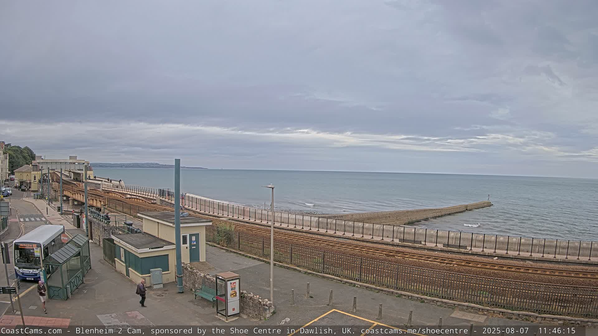 Dawlish East Coast  / Dawlish Railway Station & Station Rd. Live Cam  - Teignbridge, Devon, South West, England, United Kingdom