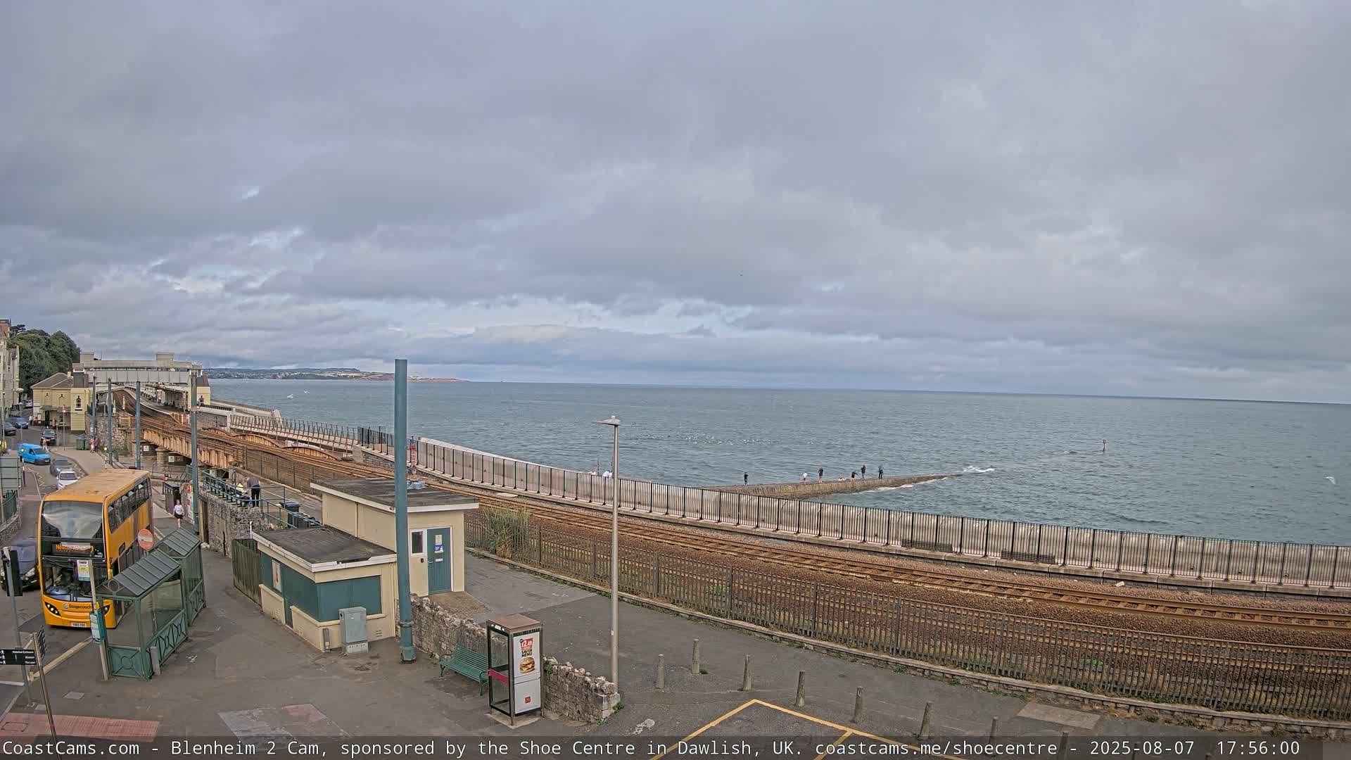Dawlish East Coast  / Dawlish Railway Station & Station Rd. Live Cam  - Teignbridge, Devon, South West, England, United Kingdom