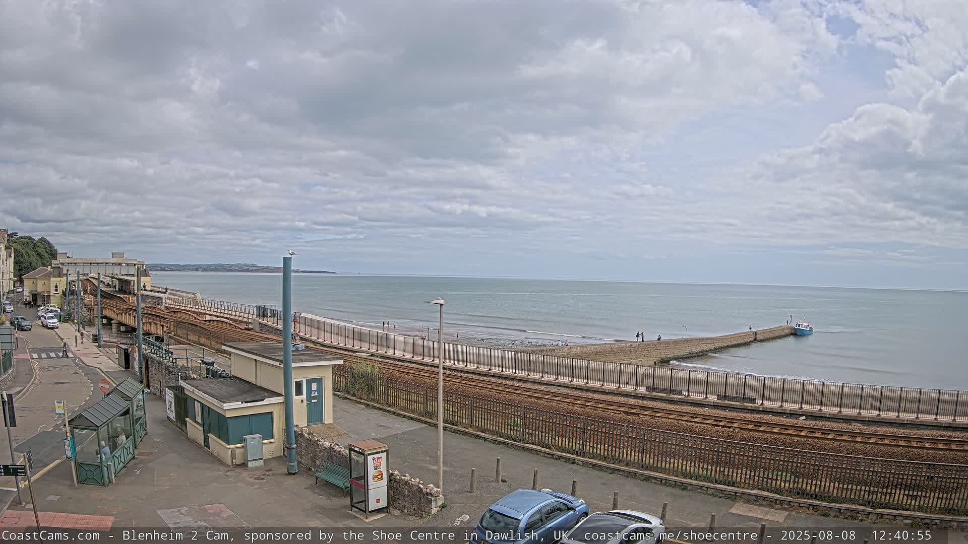 Dawlish East Coast  / Dawlish Railway Station & Station Rd. Live Cam  - Teignbridge, Devon, South West, England, United Kingdom