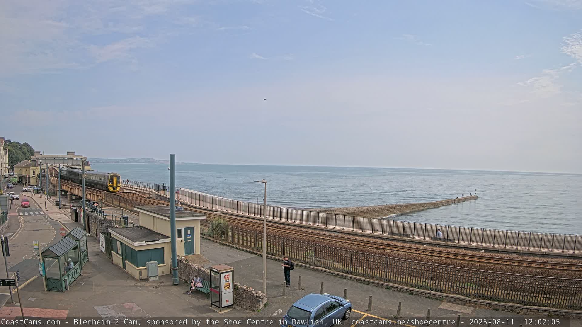 Dawlish East Coast  / Dawlish Railway Station & Station Rd. Live Cam  - Teignbridge, Devon, South West, England, United Kingdom