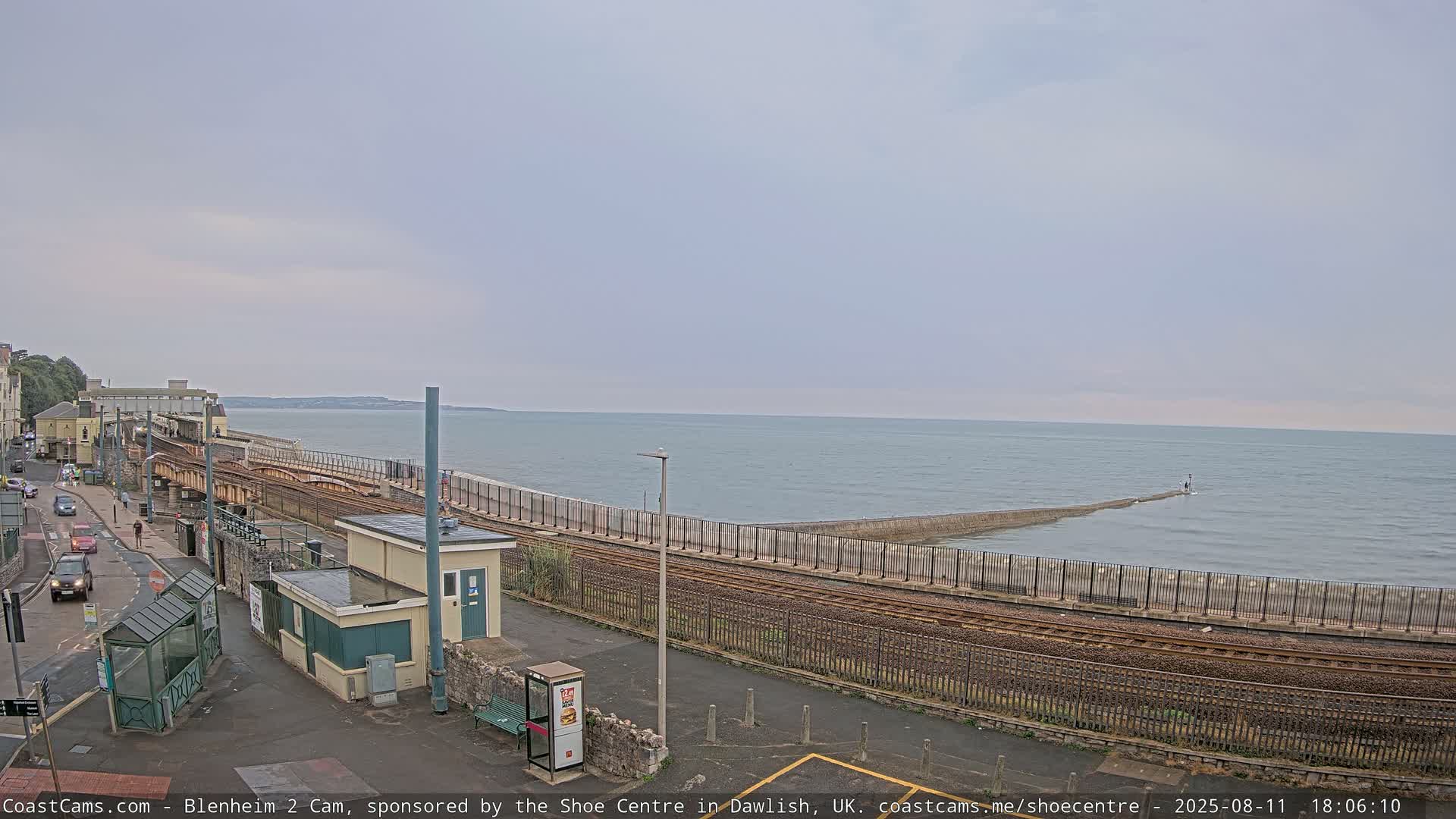 Dawlish East Coast  / Dawlish Railway Station & Station Rd. Live Cam  - Teignbridge, Devon, South West, England, United Kingdom