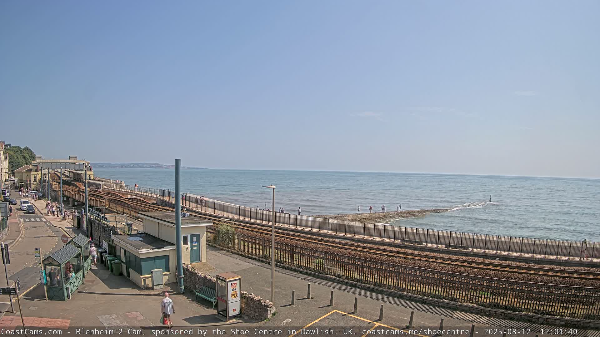 Dawlish East Coast  / Dawlish Railway Station & Station Rd. Live Cam  - Teignbridge, Devon, South West, England, United Kingdom