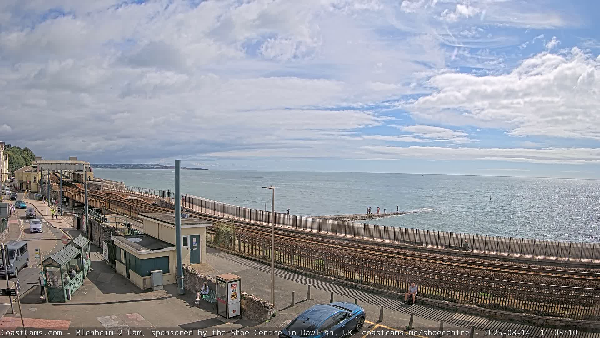 Dawlish East Coast  / Dawlish Railway Station & Station Rd. Live Cam  - Teignbridge, Devon, South West, England, United Kingdom