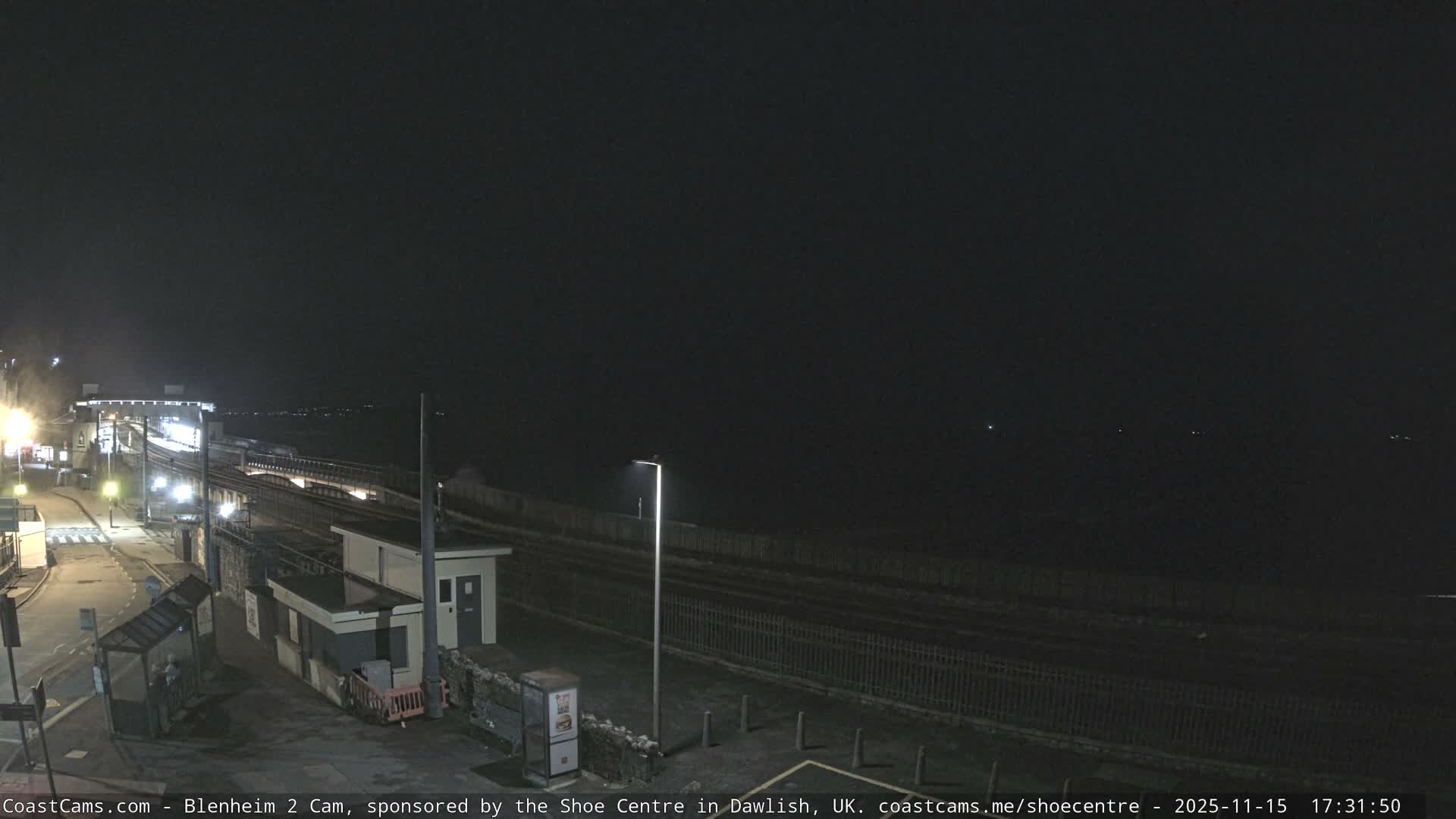 Dawlish East Coast  / Dawlish Railway Station & Station Rd. Live Cam  - Teignbridge, Devon, South West, England, United Kingdom