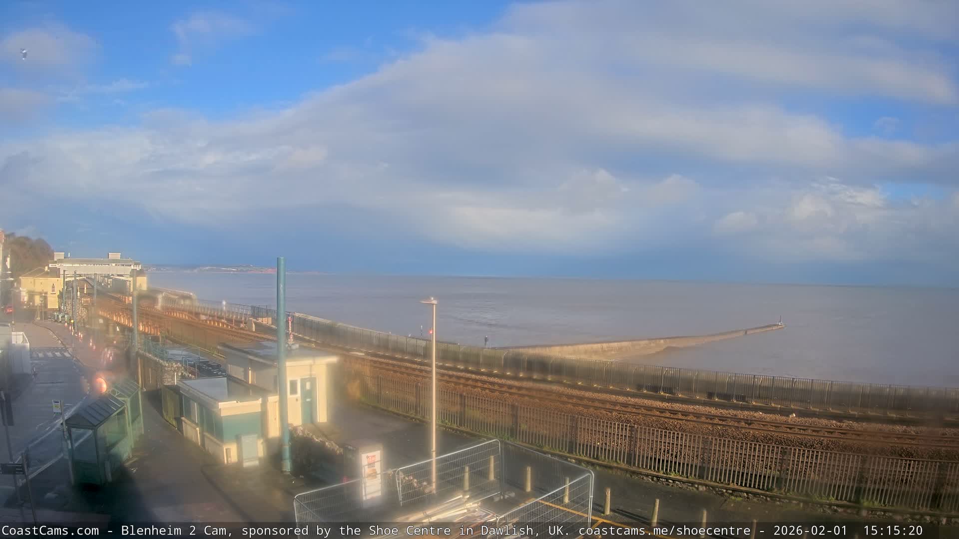 Dawlish East Coast  / Dawlish Railway Station & Station Rd. Live Cam  - Teignbridge, Devon, South West, England, United Kingdom