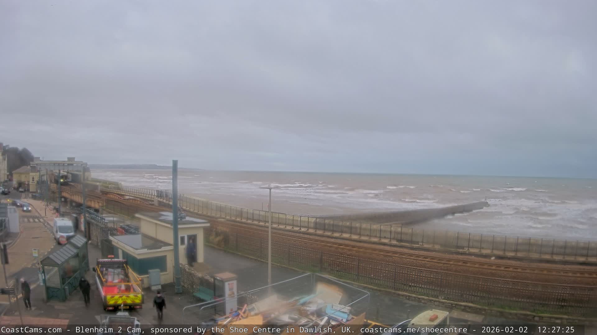 Dawlish East Coast  / Dawlish Railway Station & Station Rd. Live Cam  - Teignbridge, Devon, South West, England, United Kingdom