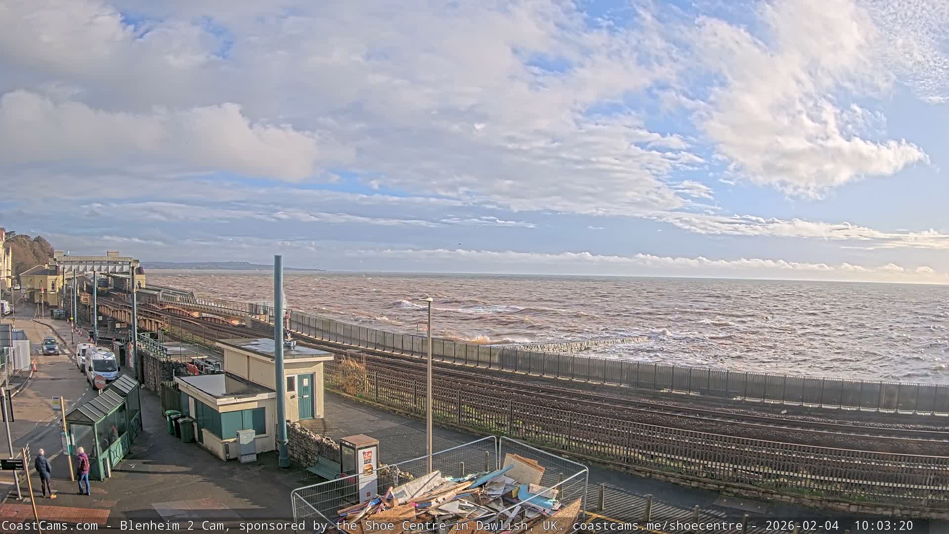 Dawlish East Coast  / Dawlish Railway Station & Station Rd. Live Cam  - Teignbridge, Devon, South West, England, United Kingdom