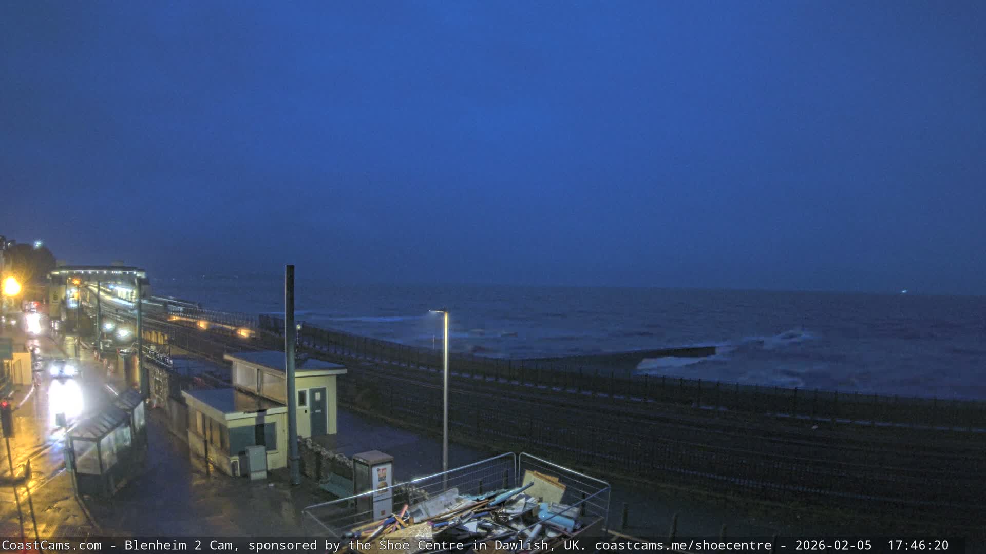 Dawlish East Coast  / Dawlish Railway Station & Station Rd. Live Cam  - Teignbridge, Devon, South West, England, United Kingdom