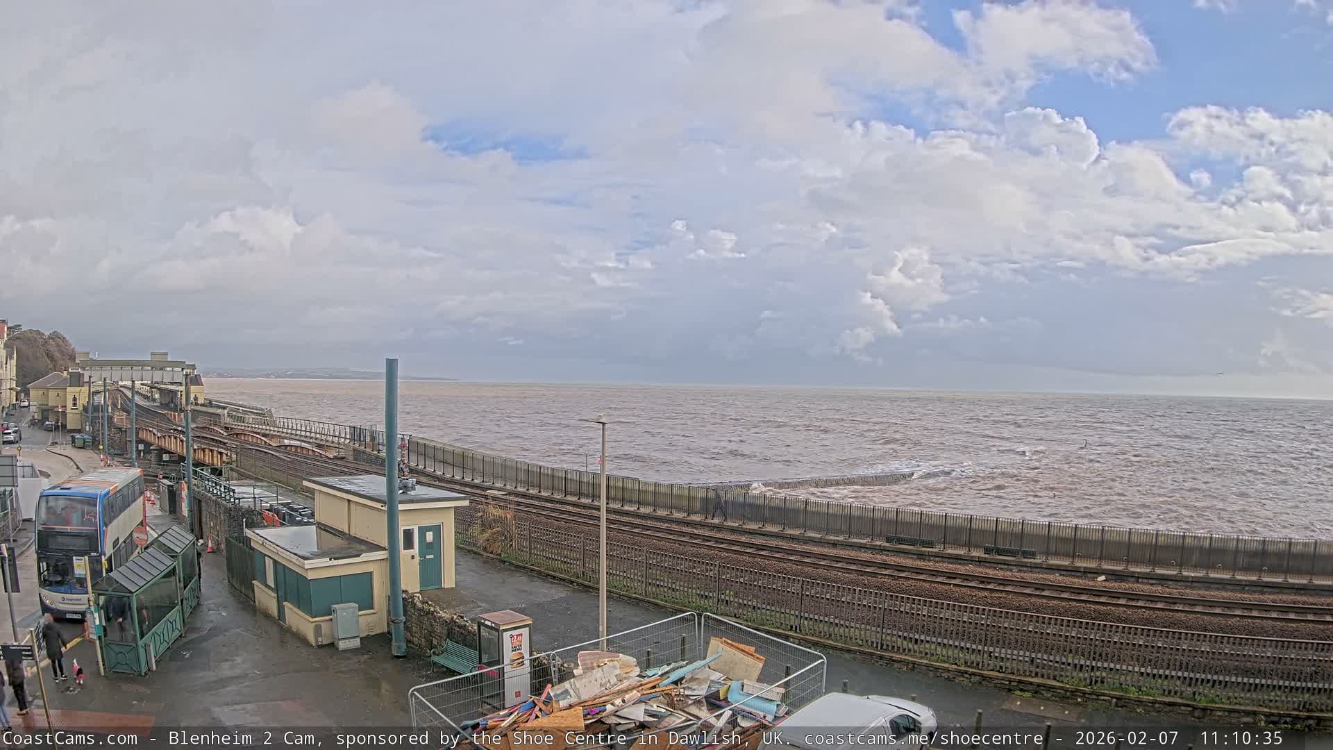 Dawlish East Coast  / Dawlish Railway Station & Station Rd. Live Cam  - Teignbridge, Devon, South West, England, United Kingdom