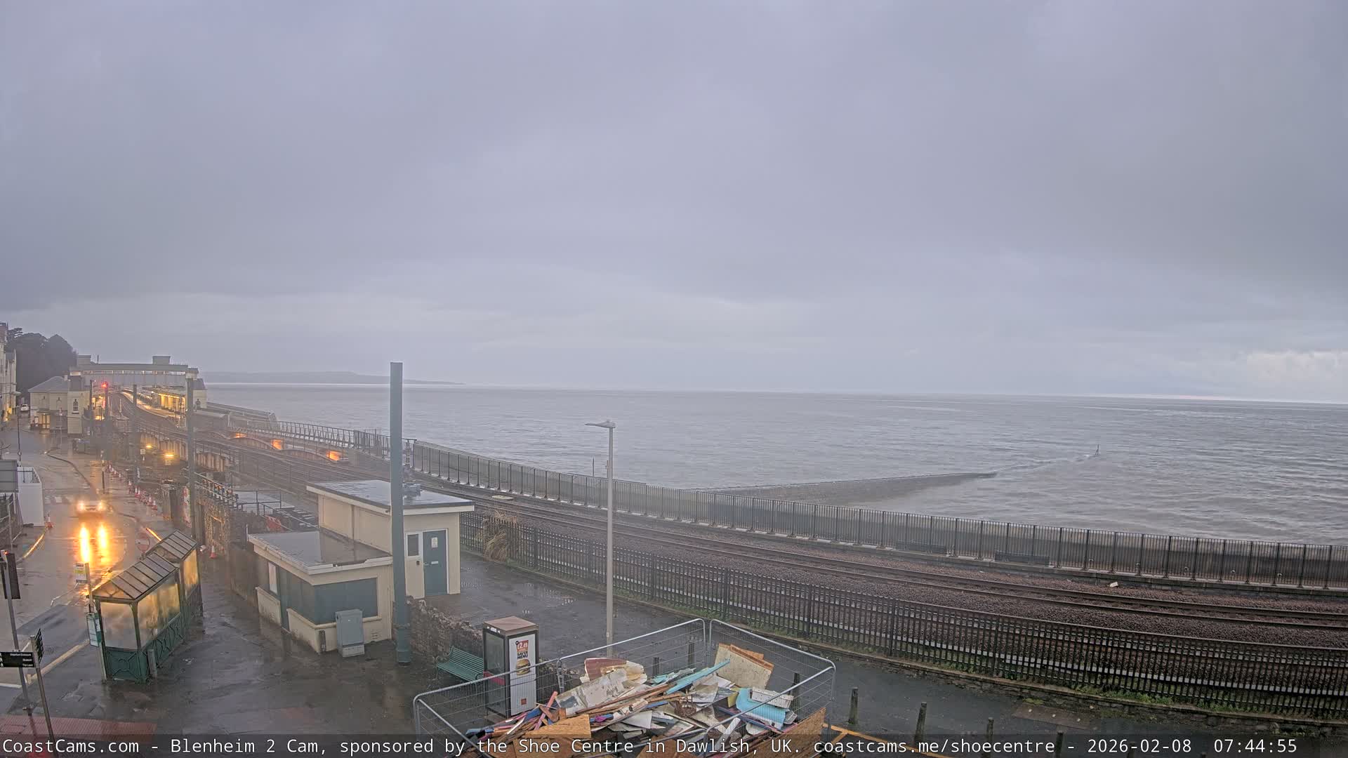 Dawlish East Coast  / Dawlish Railway Station & Station Rd. Live Cam  - Teignbridge, Devon, South West, England, United Kingdom