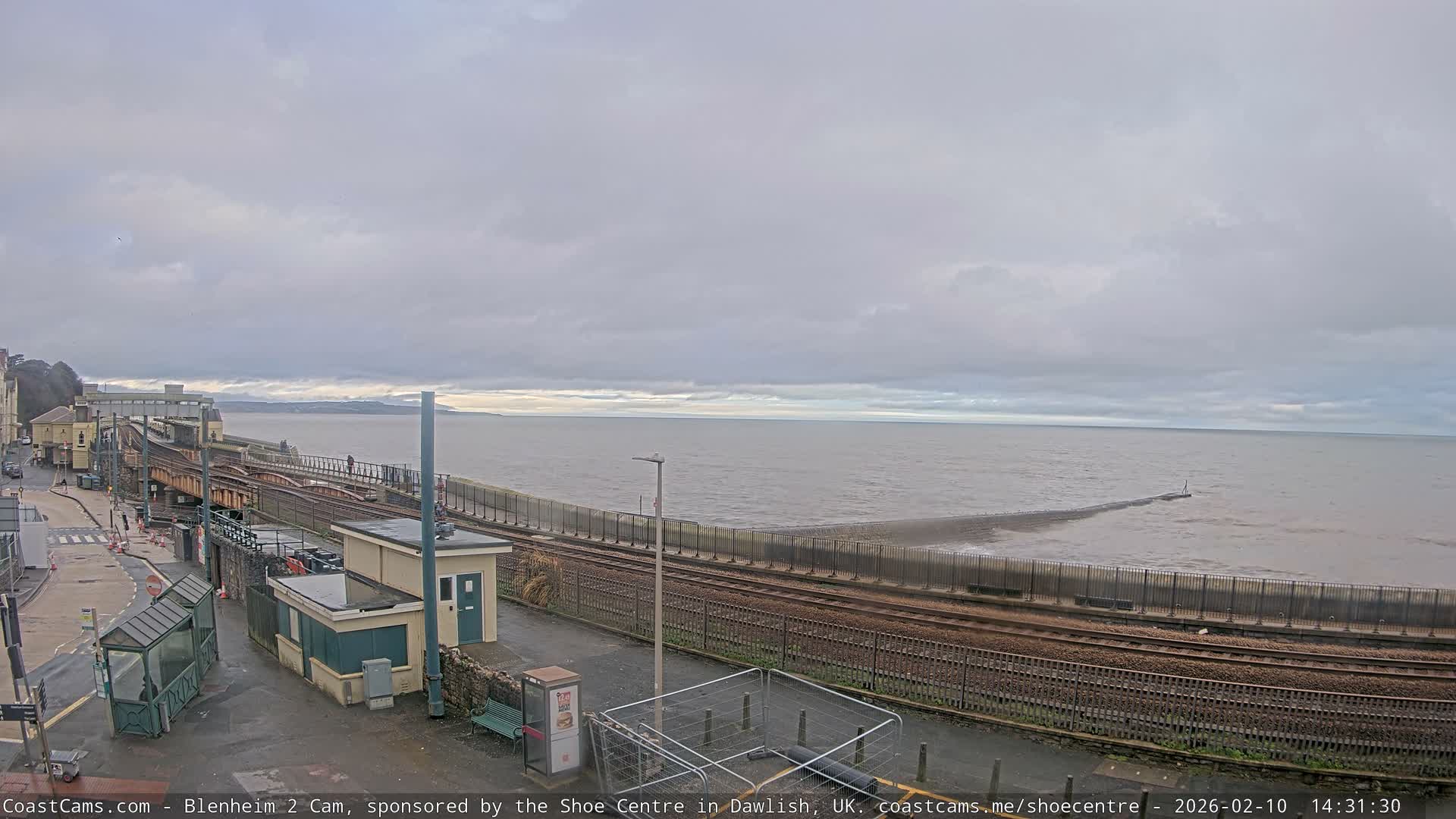 Dawlish East Coast  / Dawlish Railway Station & Station Rd. Live Cam  - Teignbridge, Devon, South West, England, United Kingdom