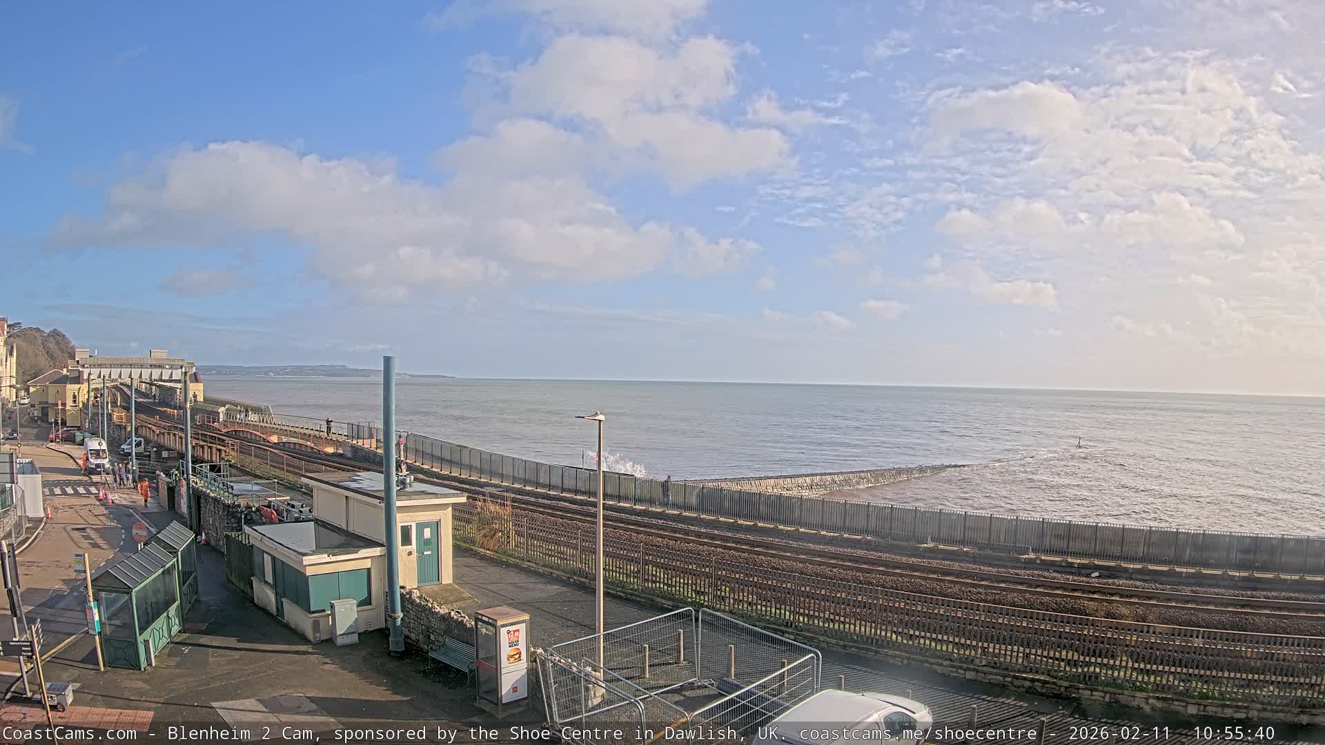 Dawlish East Coast  / Dawlish Railway Station & Station Rd. Live Cam  - Teignbridge, Devon, South West, England, United Kingdom