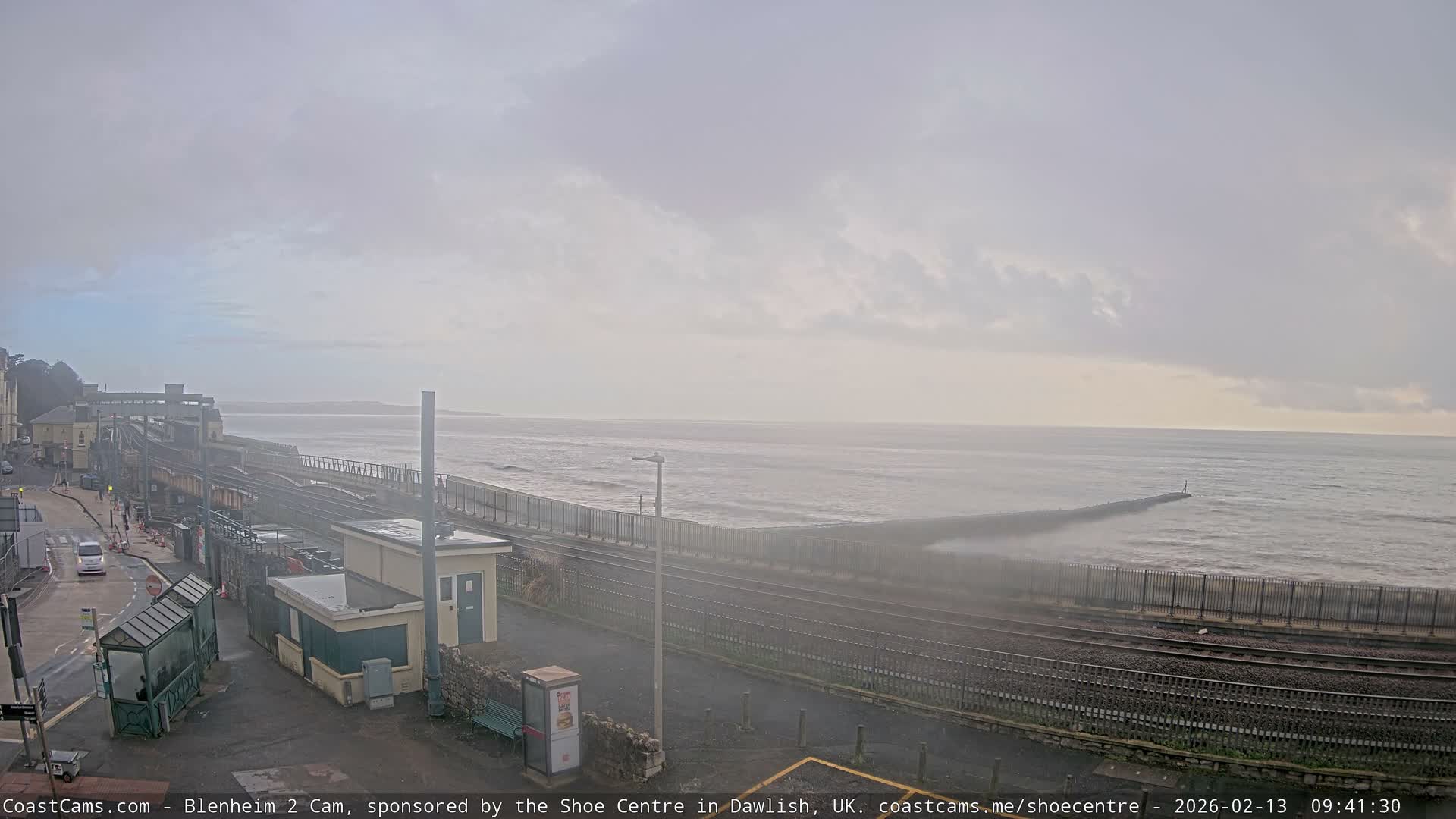 Dawlish East Coast  / Dawlish Railway Station & Station Rd. Live Cam  - Teignbridge, Devon, South West, England, United Kingdom