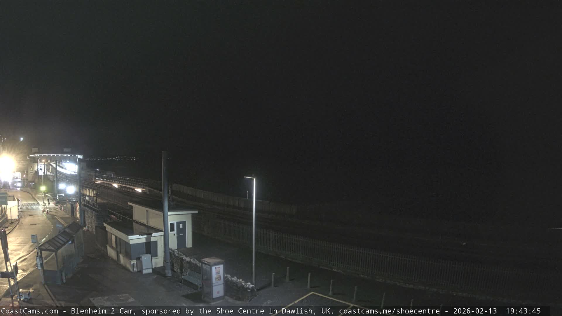 Dawlish East Coast  / Dawlish Railway Station & Station Rd. Live Cam  - Teignbridge, Devon, South West, England, United Kingdom