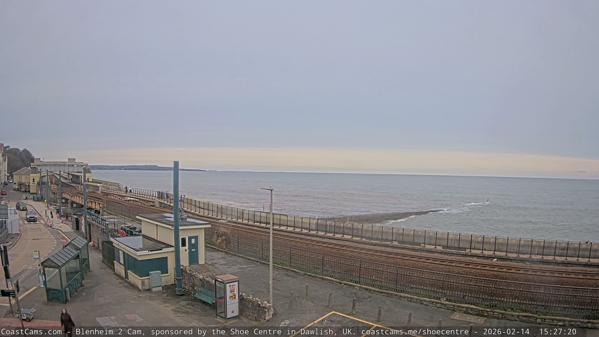 Dawlish East Coast  / Dawlish Railway Station & Station Rd. Live Cam  - Teignbridge, Devon, South West, England, United Kingdom