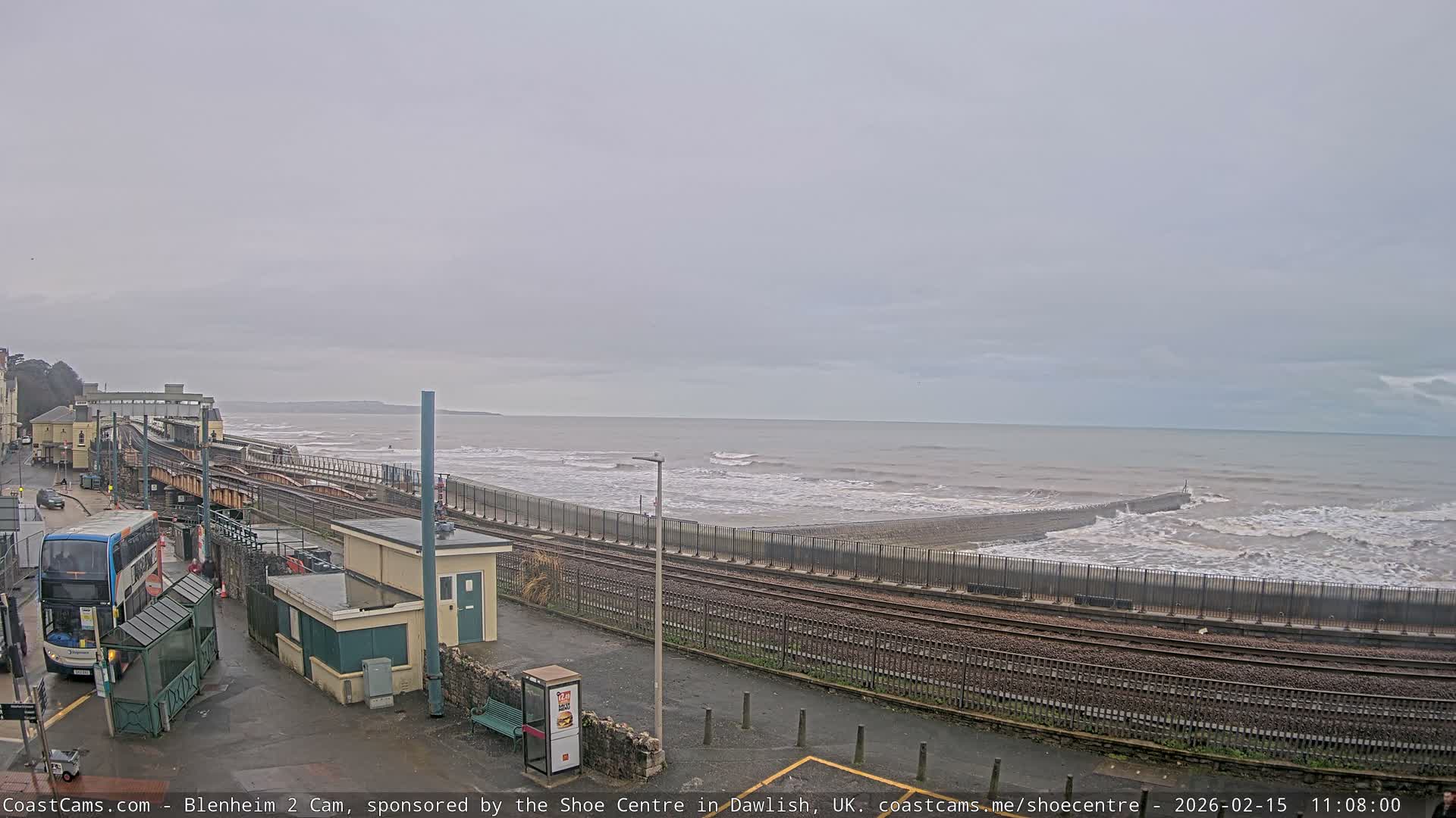 Dawlish East Coast  / Dawlish Railway Station & Station Rd. Live Cam  - Teignbridge, Devon, South West, England, United Kingdom