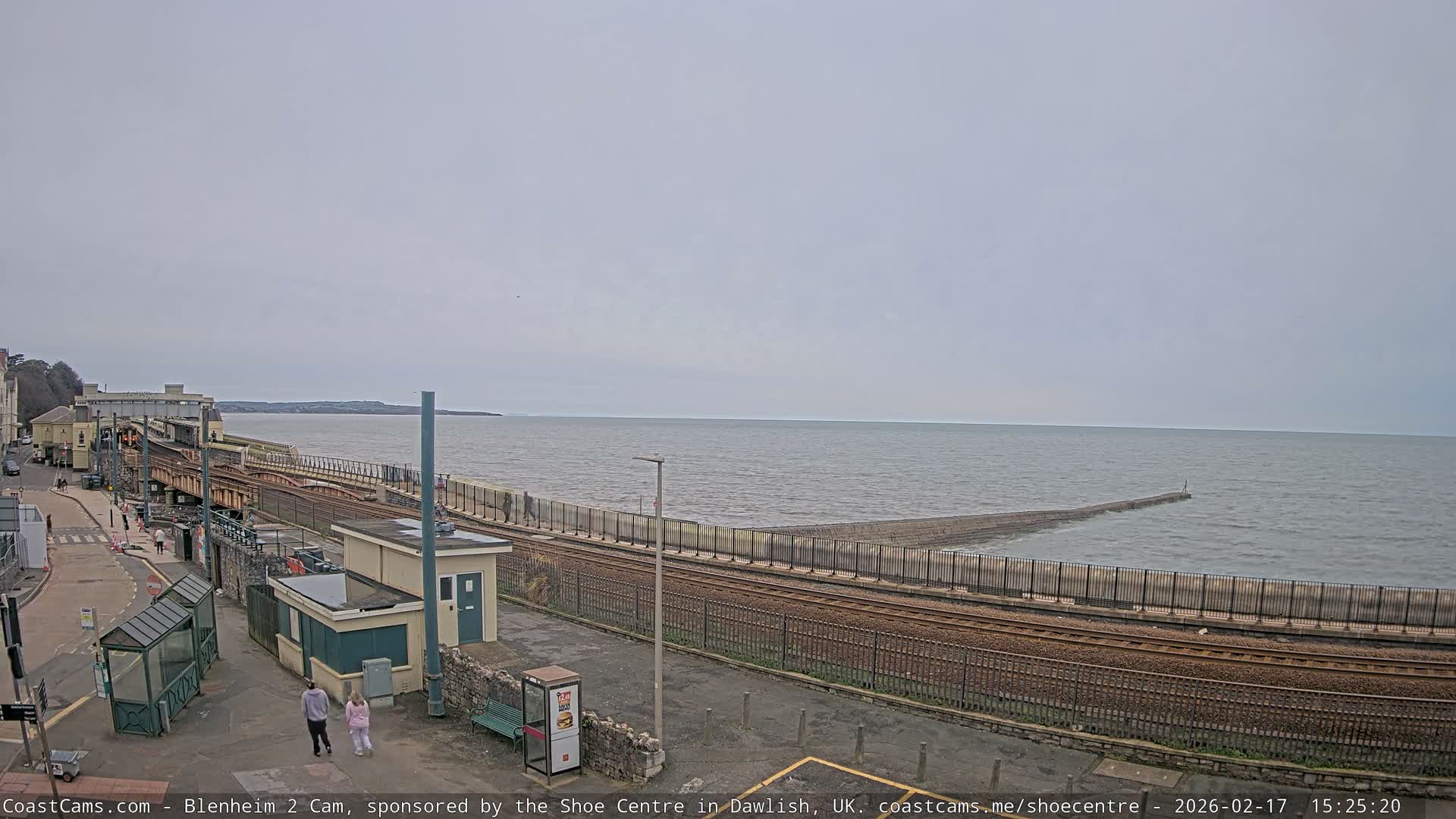 Dawlish East Coast  / Dawlish Railway Station & Station Rd. Live Cam  - Teignbridge, Devon, South West, England, United Kingdom