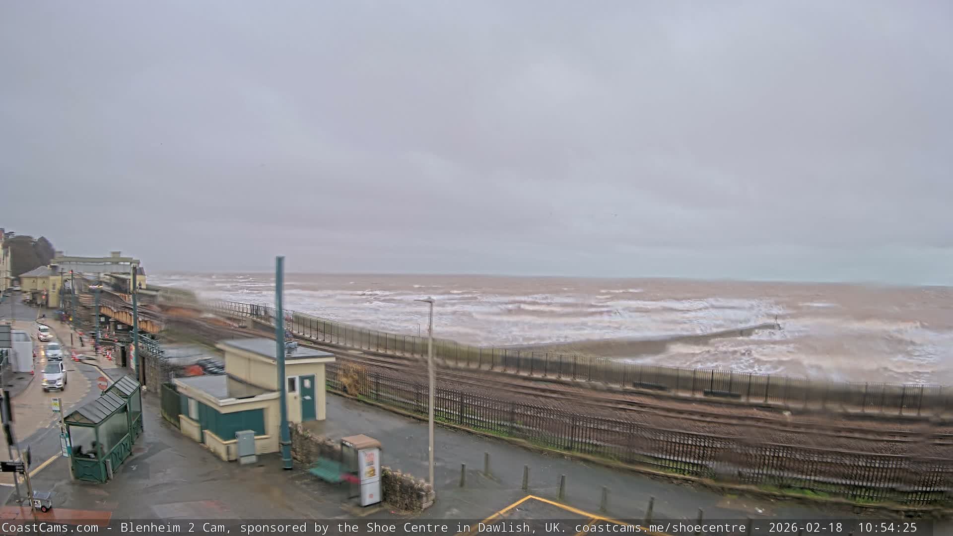 Dawlish East Coast  / Dawlish Railway Station & Station Rd. Live Cam  - Teignbridge, Devon, South West, England, United Kingdom