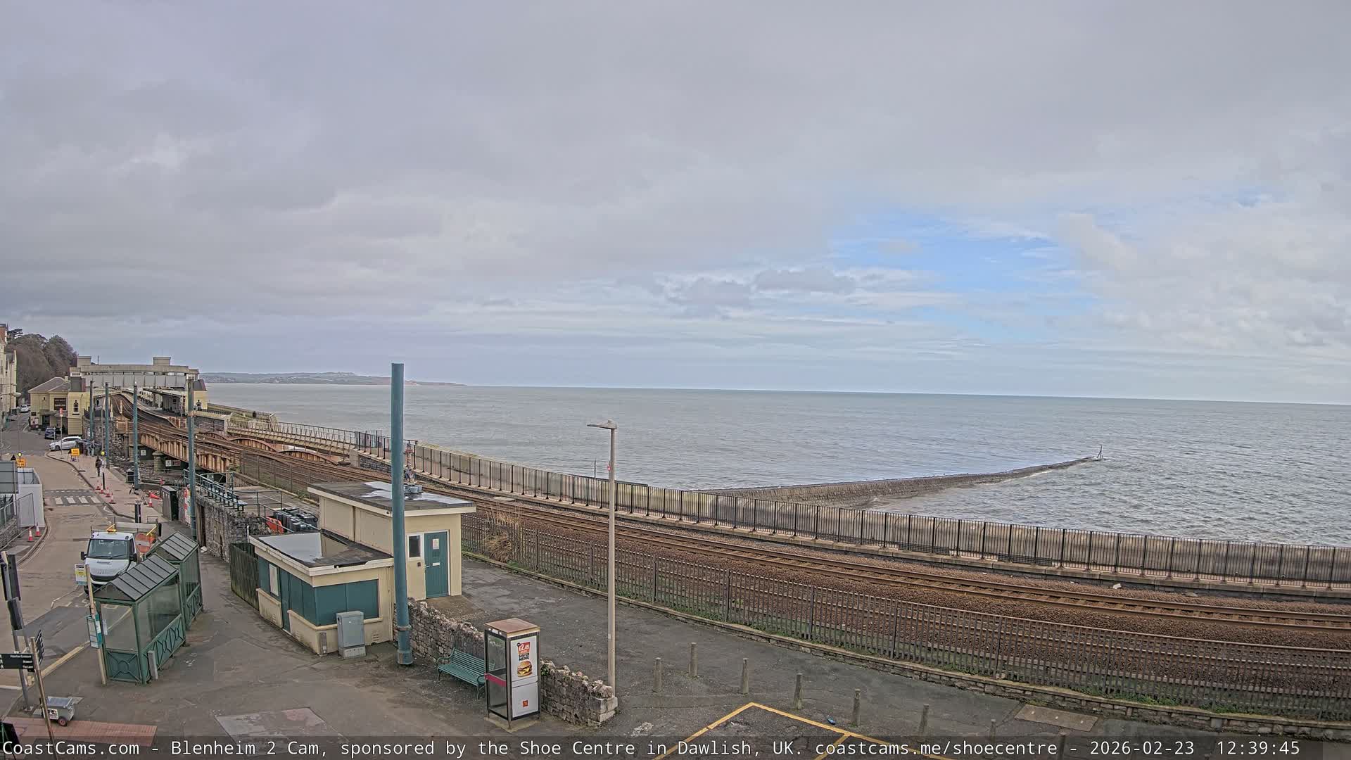 Dawlish East Coast  / Dawlish Railway Station & Station Rd. Live Cam  - Teignbridge, Devon, South West, England, United Kingdom