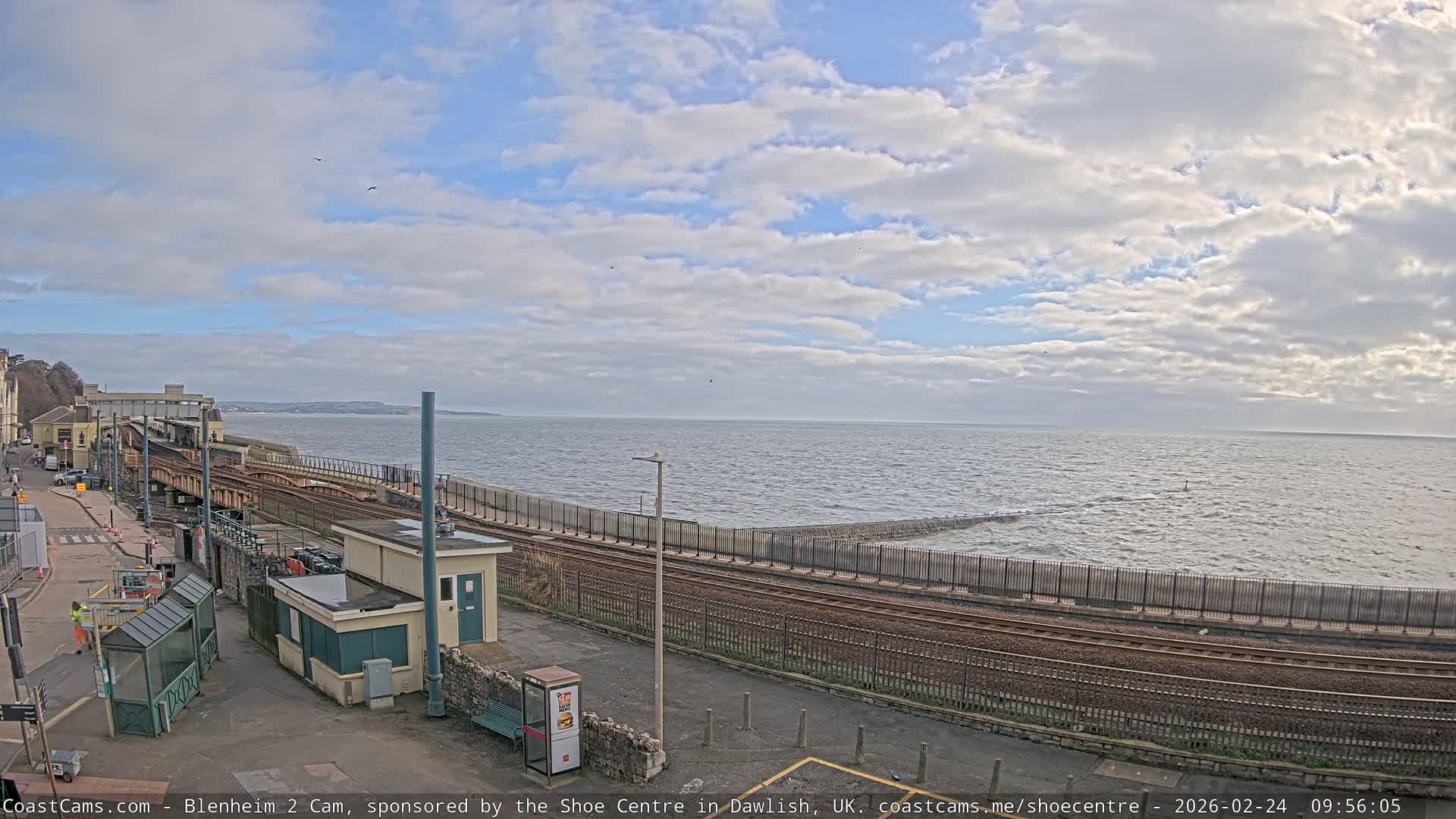 Dawlish East Coast  / Dawlish Railway Station & Station Rd. Live Cam  - Teignbridge, Devon, South West, England, United Kingdom