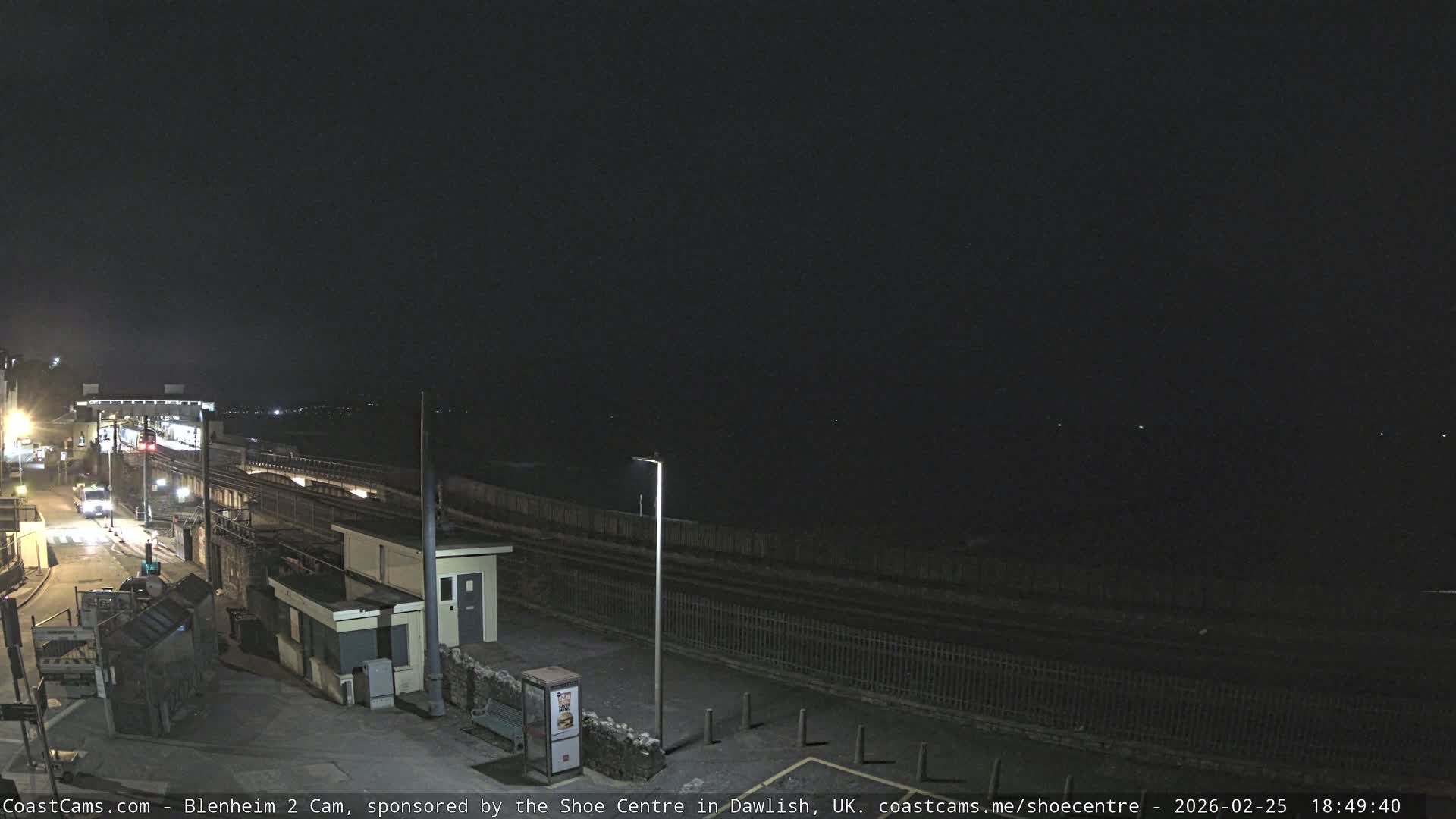 Dawlish East Coast  / Dawlish Railway Station & Station Rd. Live Cam  - Teignbridge, Devon, South West, England, United Kingdom