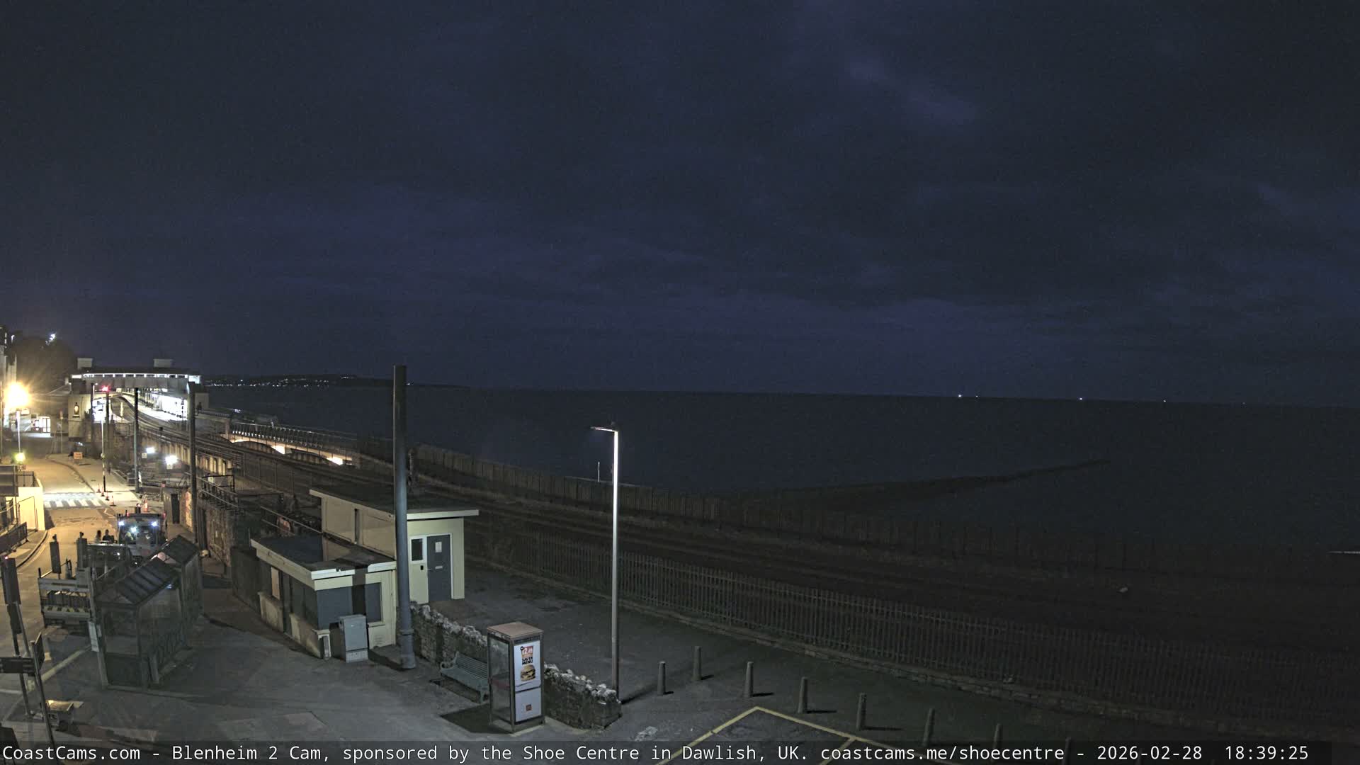 Dawlish East Coast  / Dawlish Railway Station & Station Rd. Live Cam  - Teignbridge, Devon, South West, England, United Kingdom