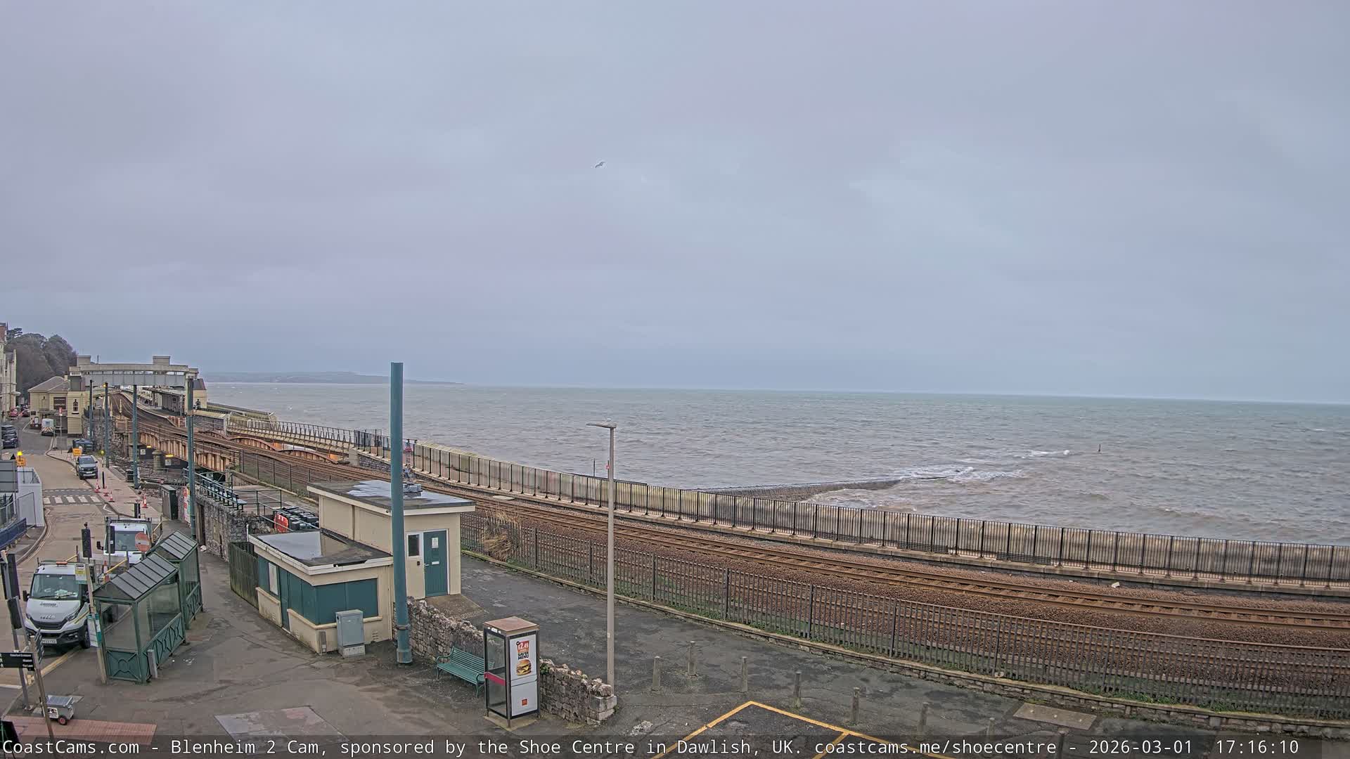 Dawlish East Coast  / Dawlish Railway Station & Station Rd. Live Cam  - Teignbridge, Devon, South West, England, United Kingdom