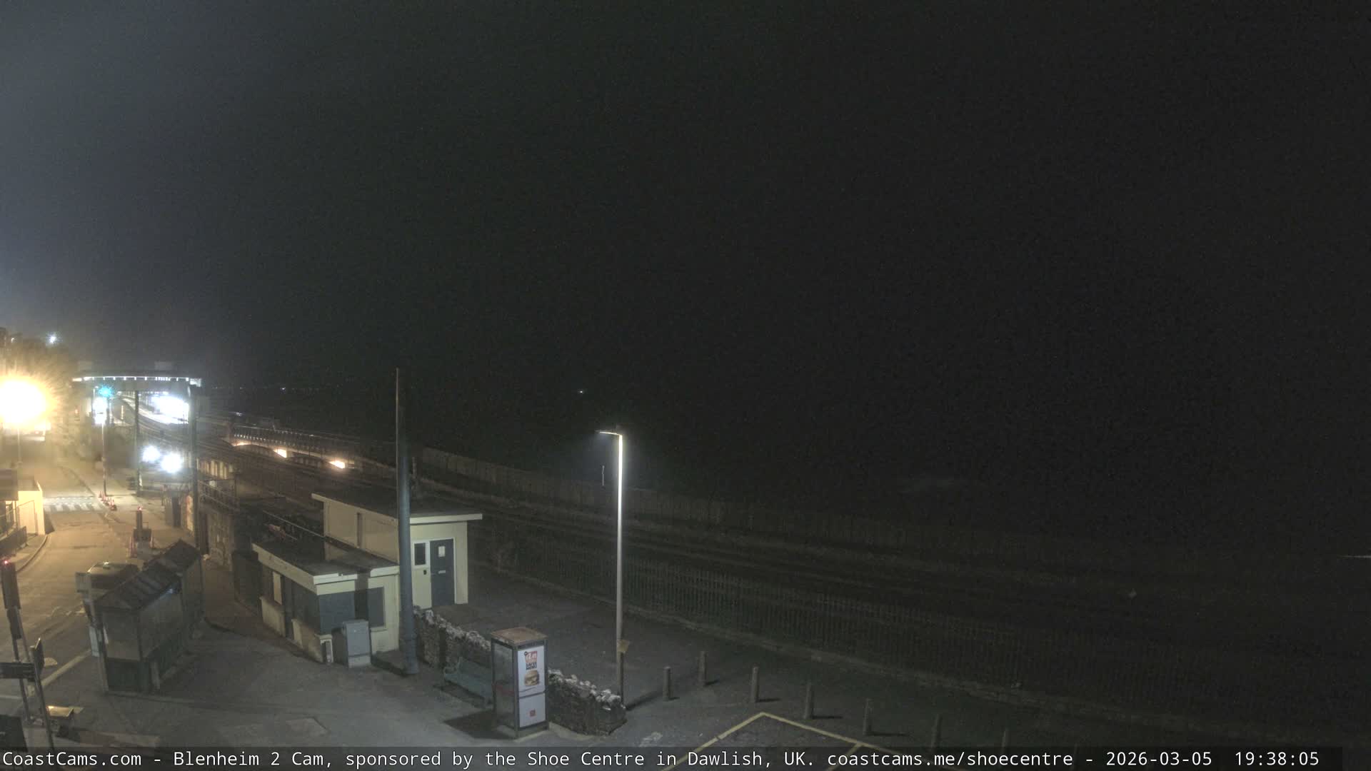 Dawlish East Coast  / Dawlish Railway Station & Station Rd. Live Cam  - Teignbridge, Devon, South West, England, United Kingdom