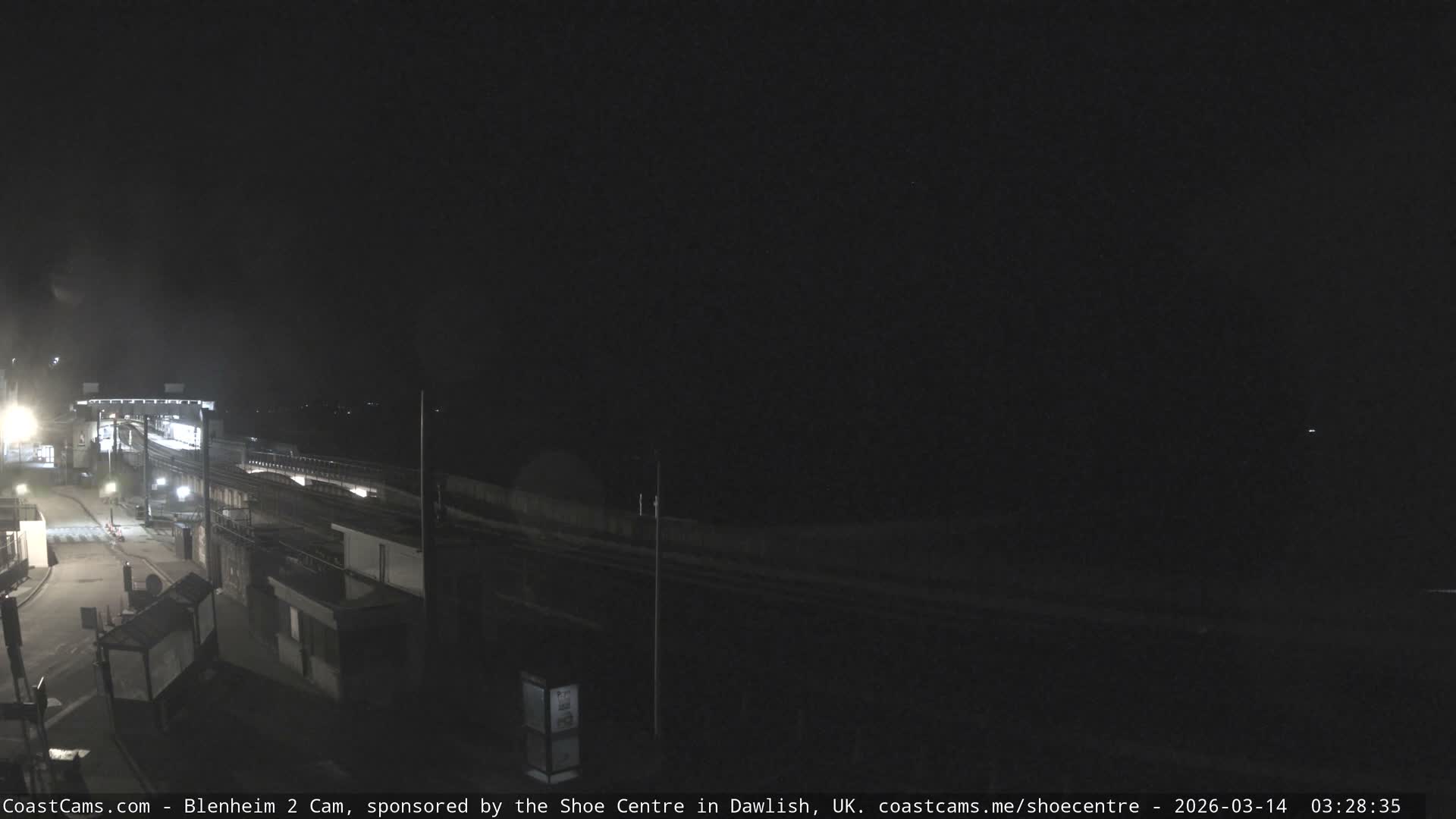 Dawlish East Coast  / Dawlish Railway Station & Station Rd. Live Cam  - Teignbridge, Devon, South West, England, United Kingdom