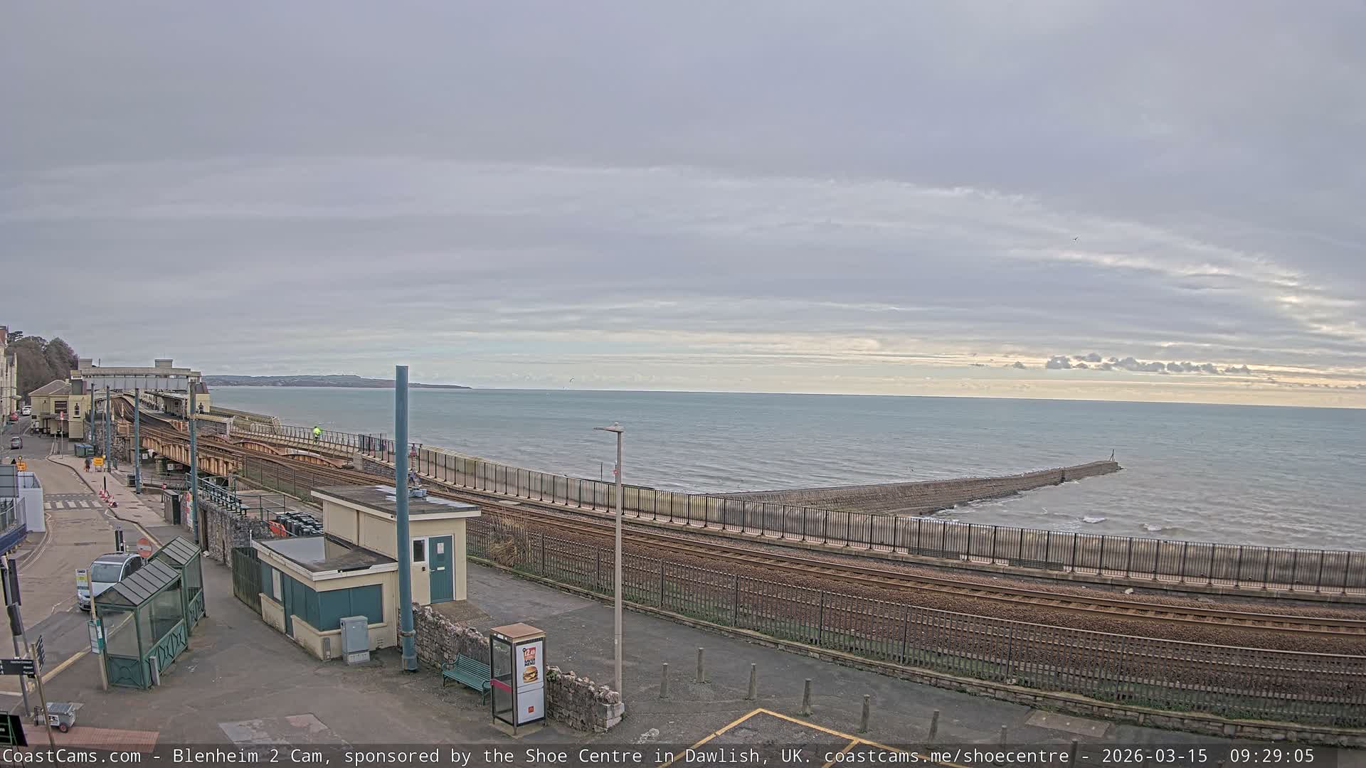 Dawlish East Coast  / Dawlish Railway Station & Station Rd. Live Cam  - Teignbridge, Devon, South West, England, United Kingdom