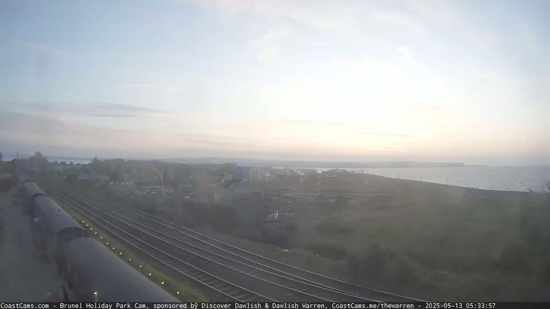 Dawlish Warren Coast & Railway & Amusement Park Live Cam - Teignbridge, Devon, South West, England, United Kingdom