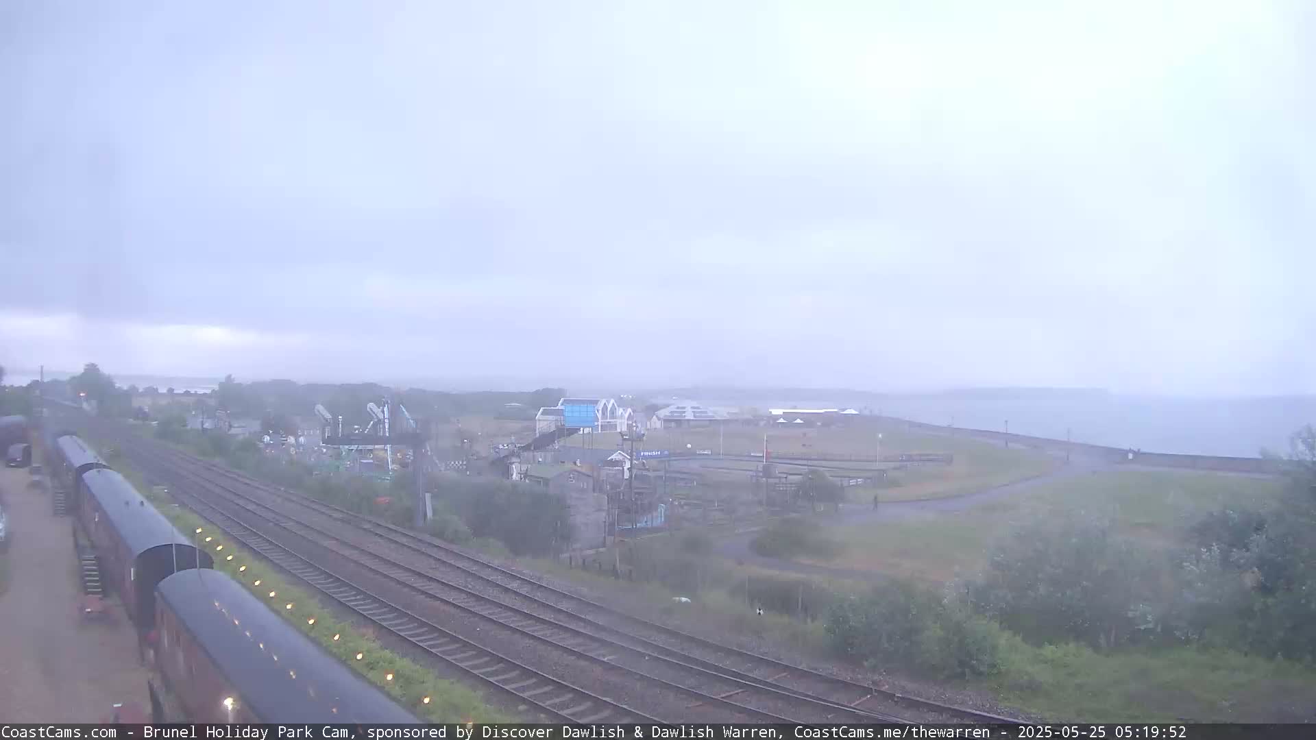 Dawlish Warren Coast & Railway & Amusement Park Live Cam - Teignbridge, Devon, South West, England, United Kingdom